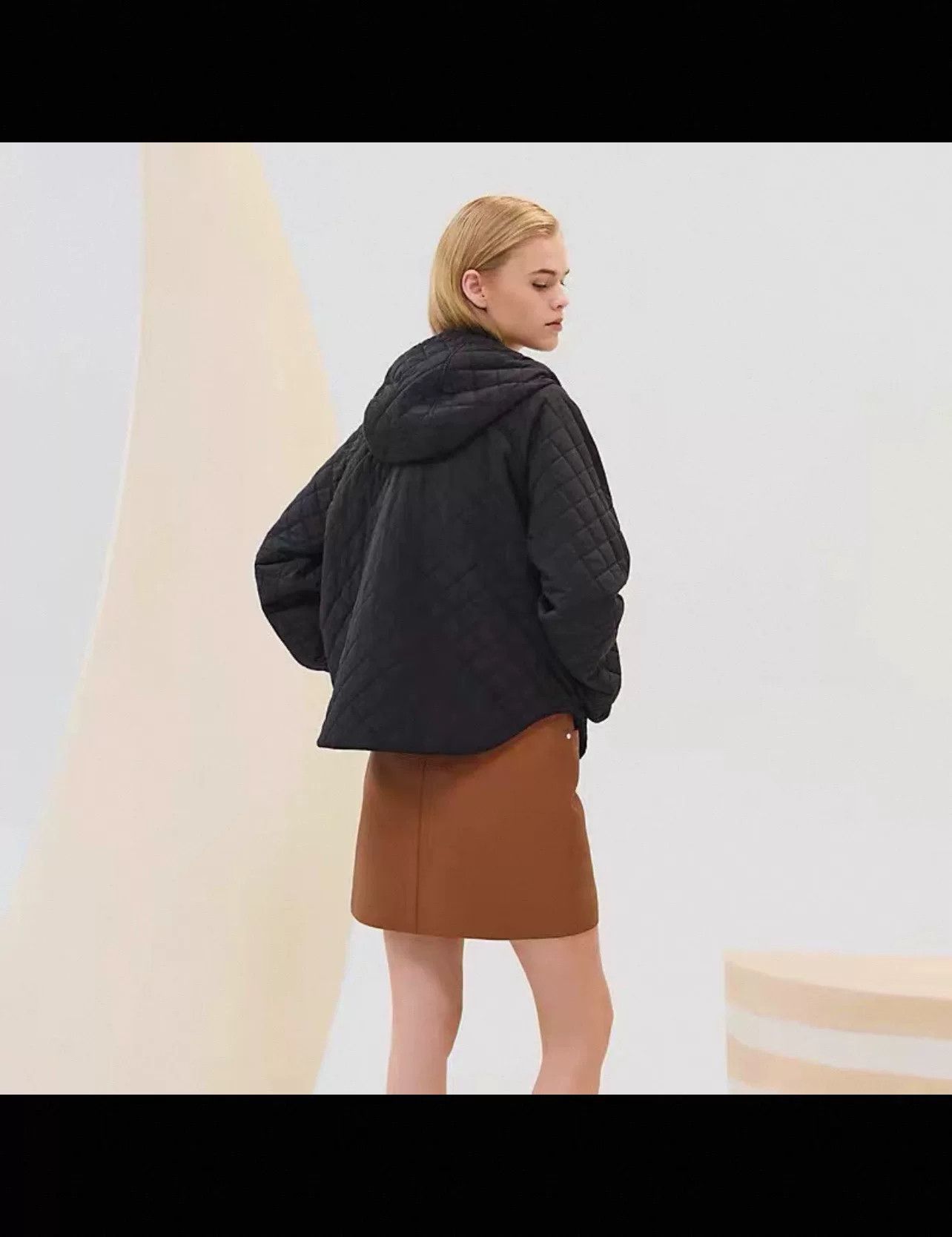 Hermes hermes black lightweight quilted hooded jacket Size US S / EU 44-46 / 1 - 7 Thumbnail