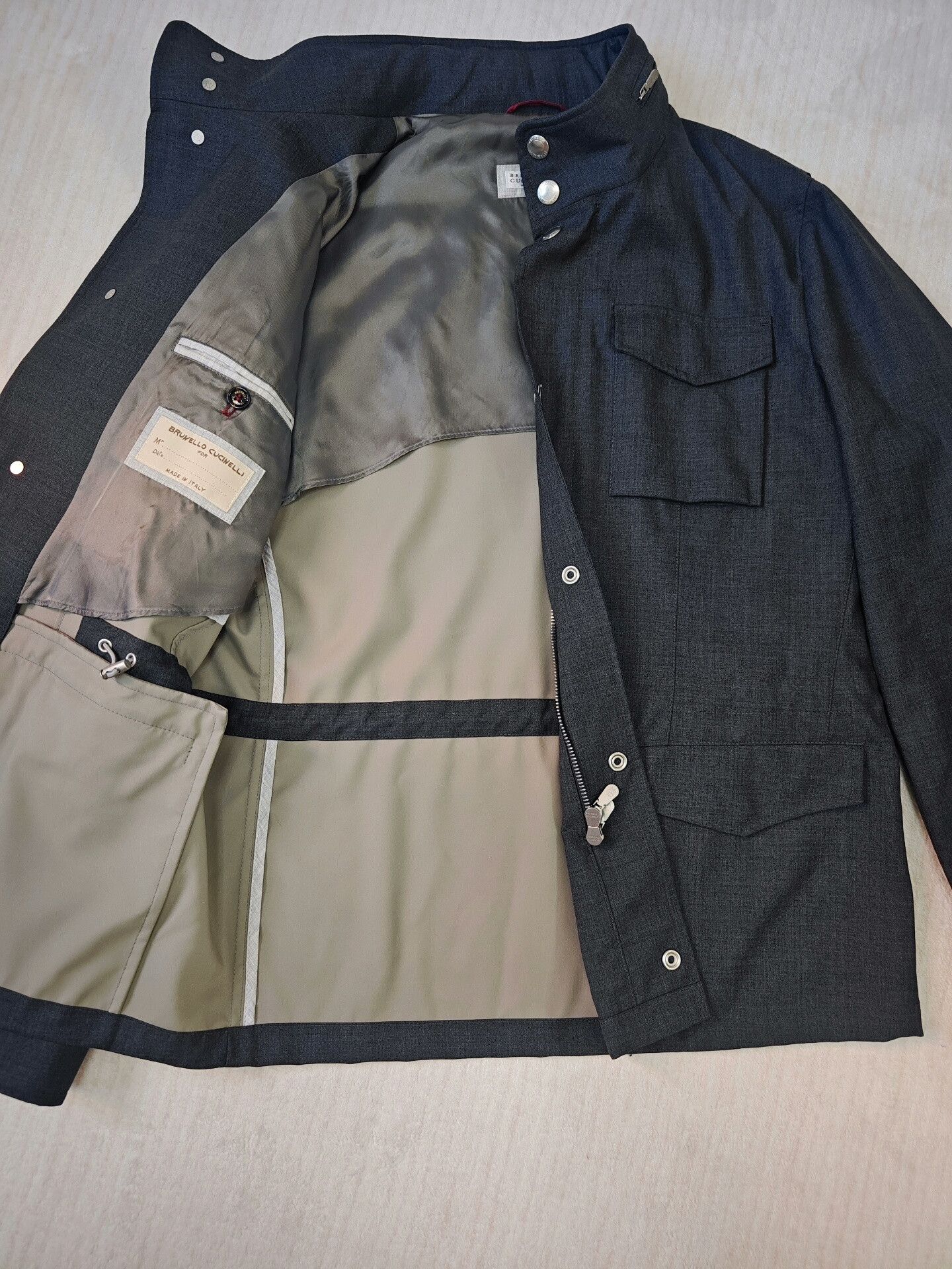 Brunello Cucinelli Brunello Cucinelli Wool Blend Jacket Size US M / EU 48-50 / 2 - 3 Thumbnail