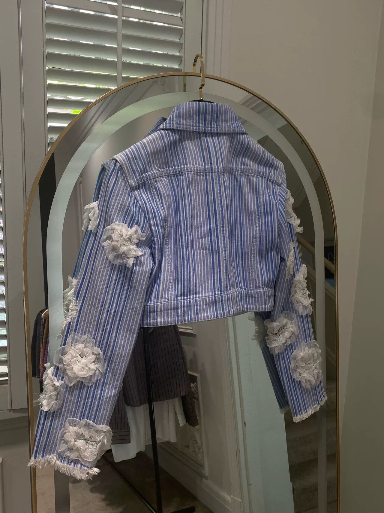Chanel Chanel 2018 Waterfall Blue Denim Jacket Size US S / EU 44-46 / 1 - 4 Thumbnail
