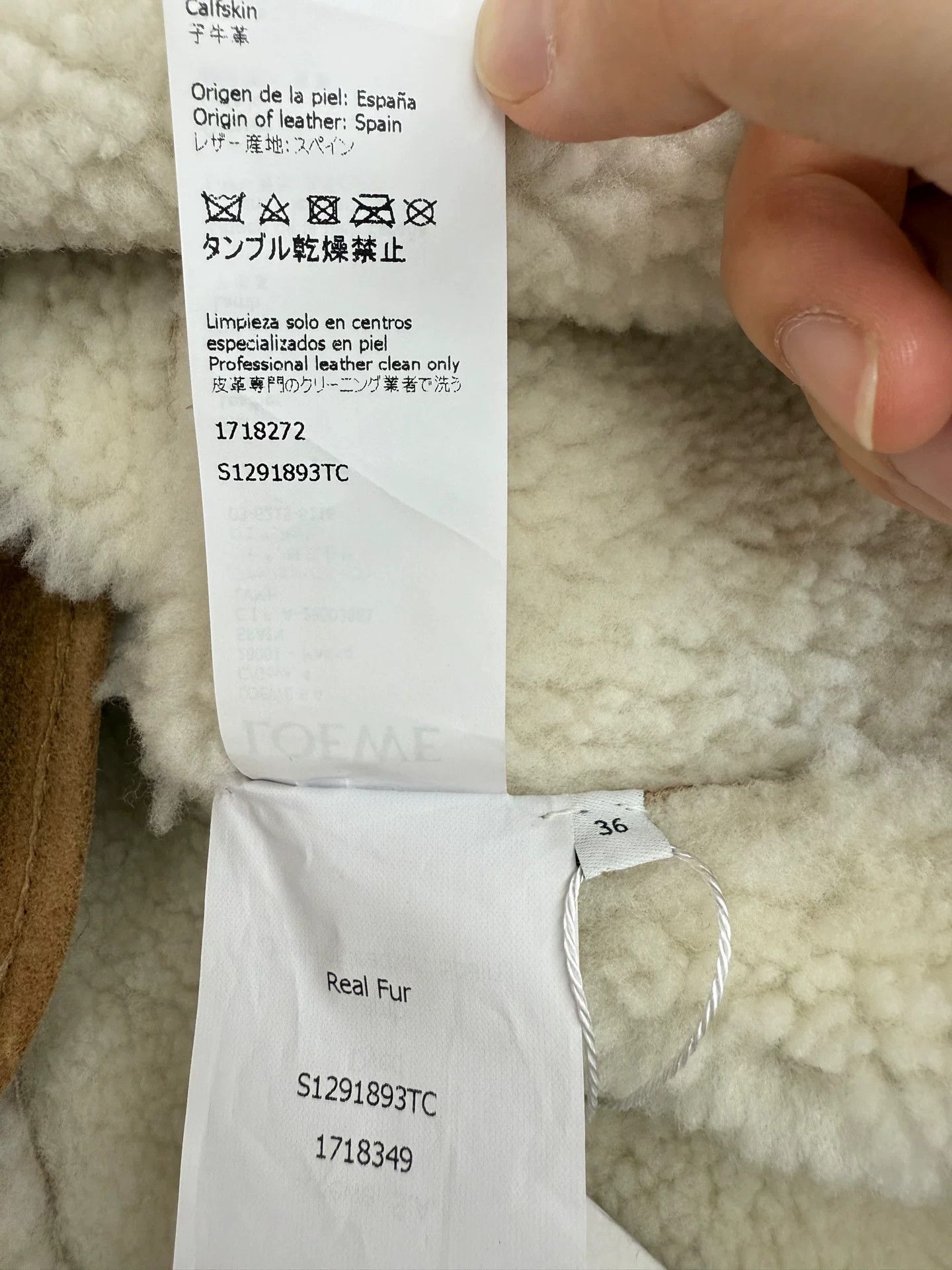 Loewe Loewe Shearling Coat Size 36 Size US S / EU 44-46 / 1 - 5 Thumbnail