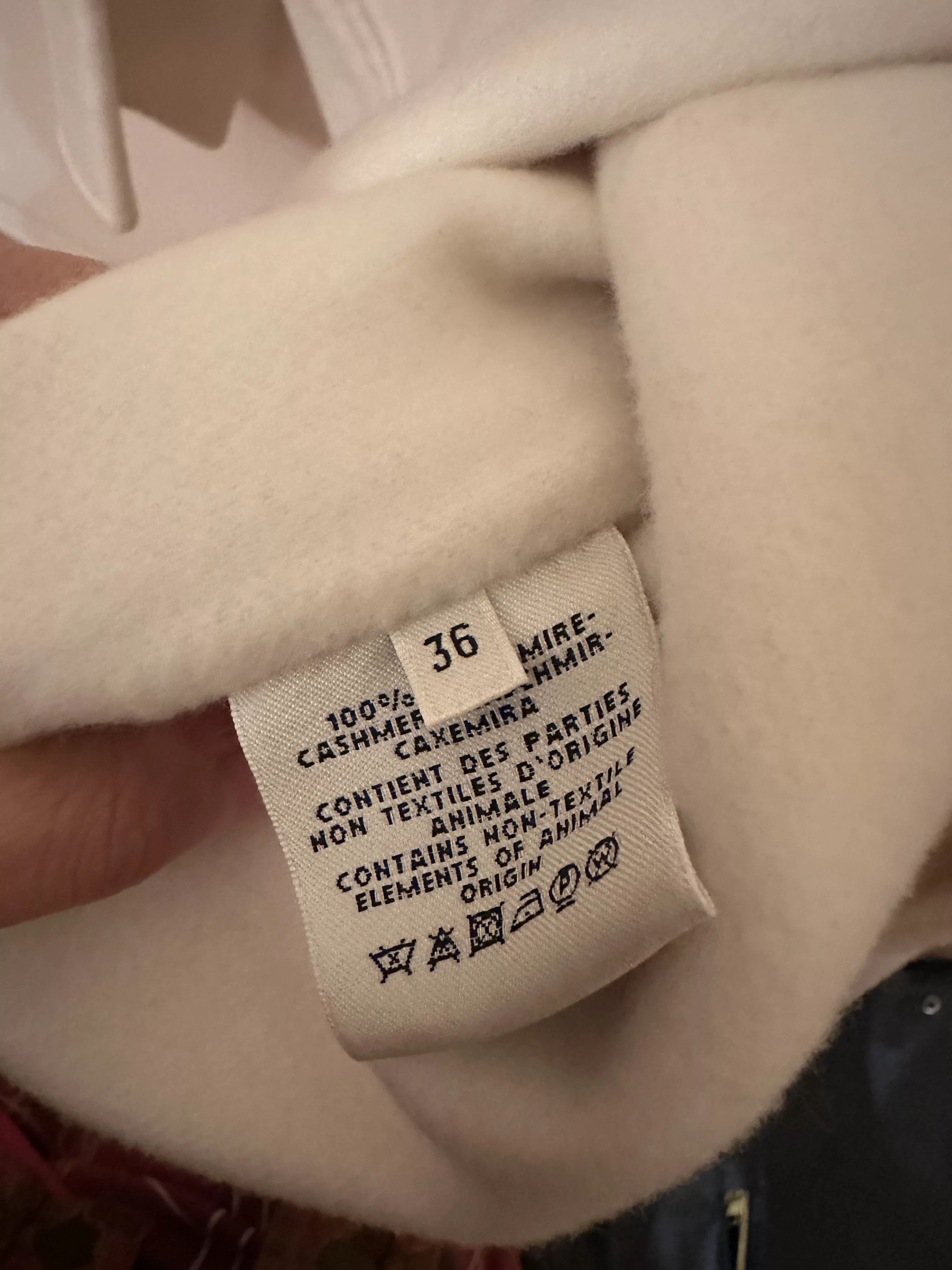 Hermes hermès cream cashmere long coat, size m Size US M / EU 48-50 / 2 - 3 Thumbnail