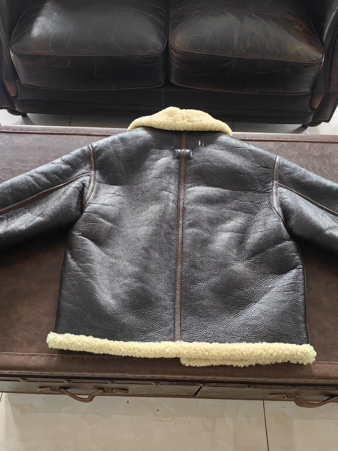 The Real McCoy's real mccoys D1 flight jacket sheepskin Size US S / EU 44-46 / 1 - 6 Thumbnail