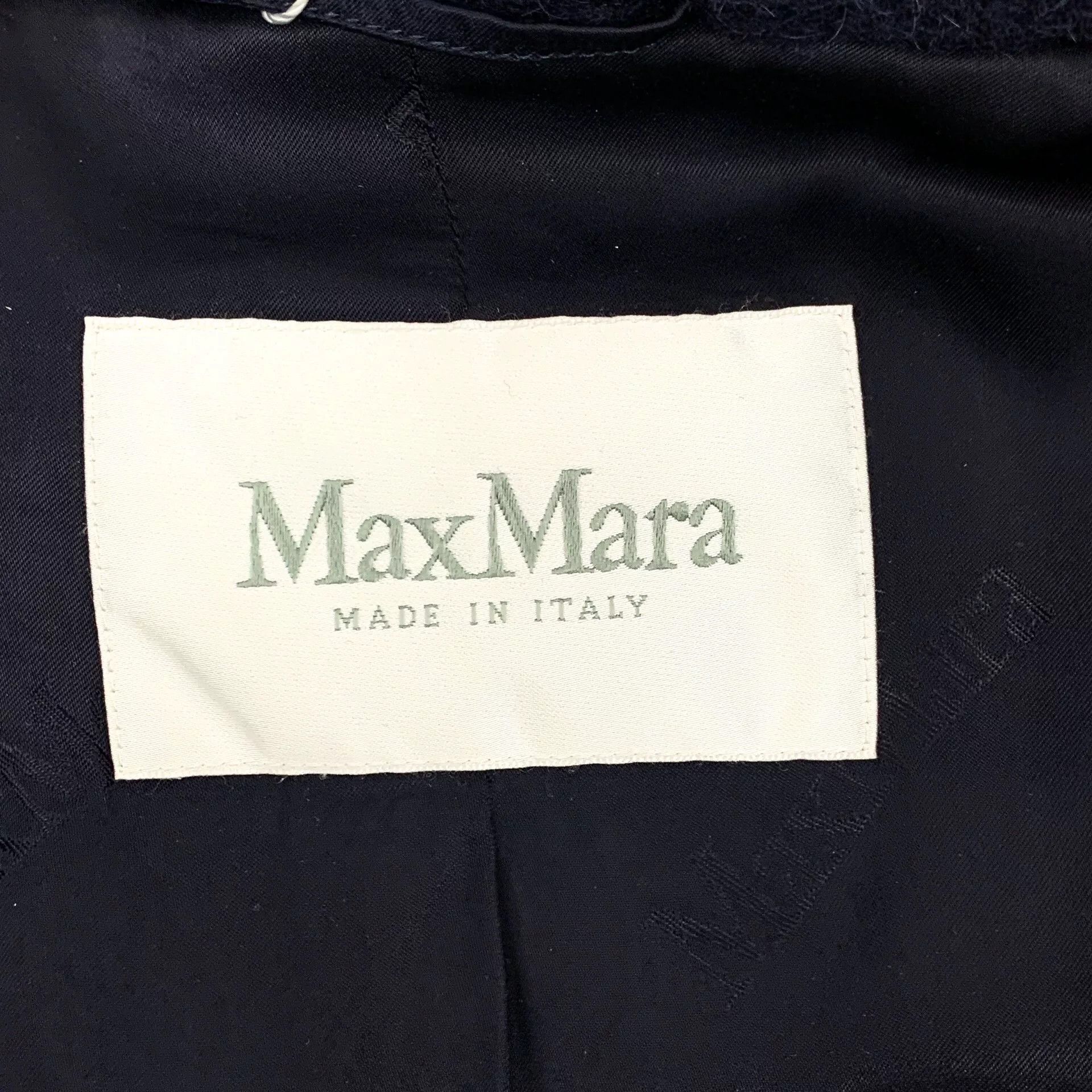 Max Mara maxmara teddy navy double-breasted coat Size US S / EU 44-46 / 1 - 5 Thumbnail