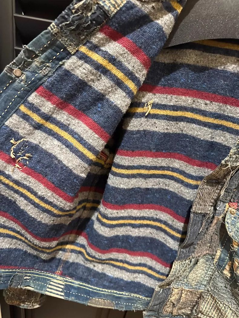Kapital Kapital Boro Denim Ripped Jacket Size US S / EU 44-46 / 1 - 5 Thumbnail