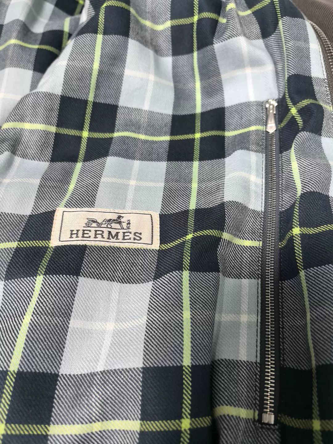 Hermes Hermes Gray Windbreaker Size 50 Size US L / EU 52-54 / 3 - 5 Thumbnail