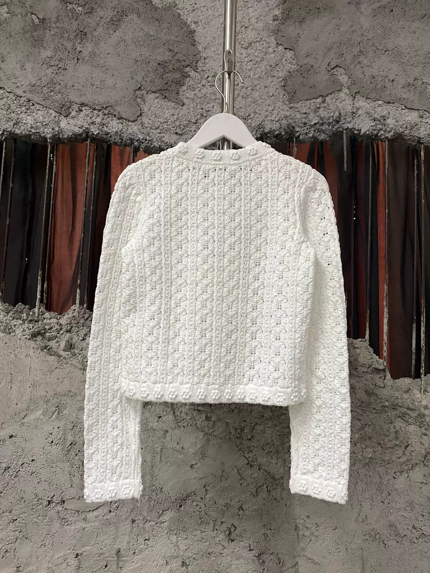 Chanel Chanel Camellia Hollow Knit Top Size US XS / EU 42 / 0 - 2 Thumbnail