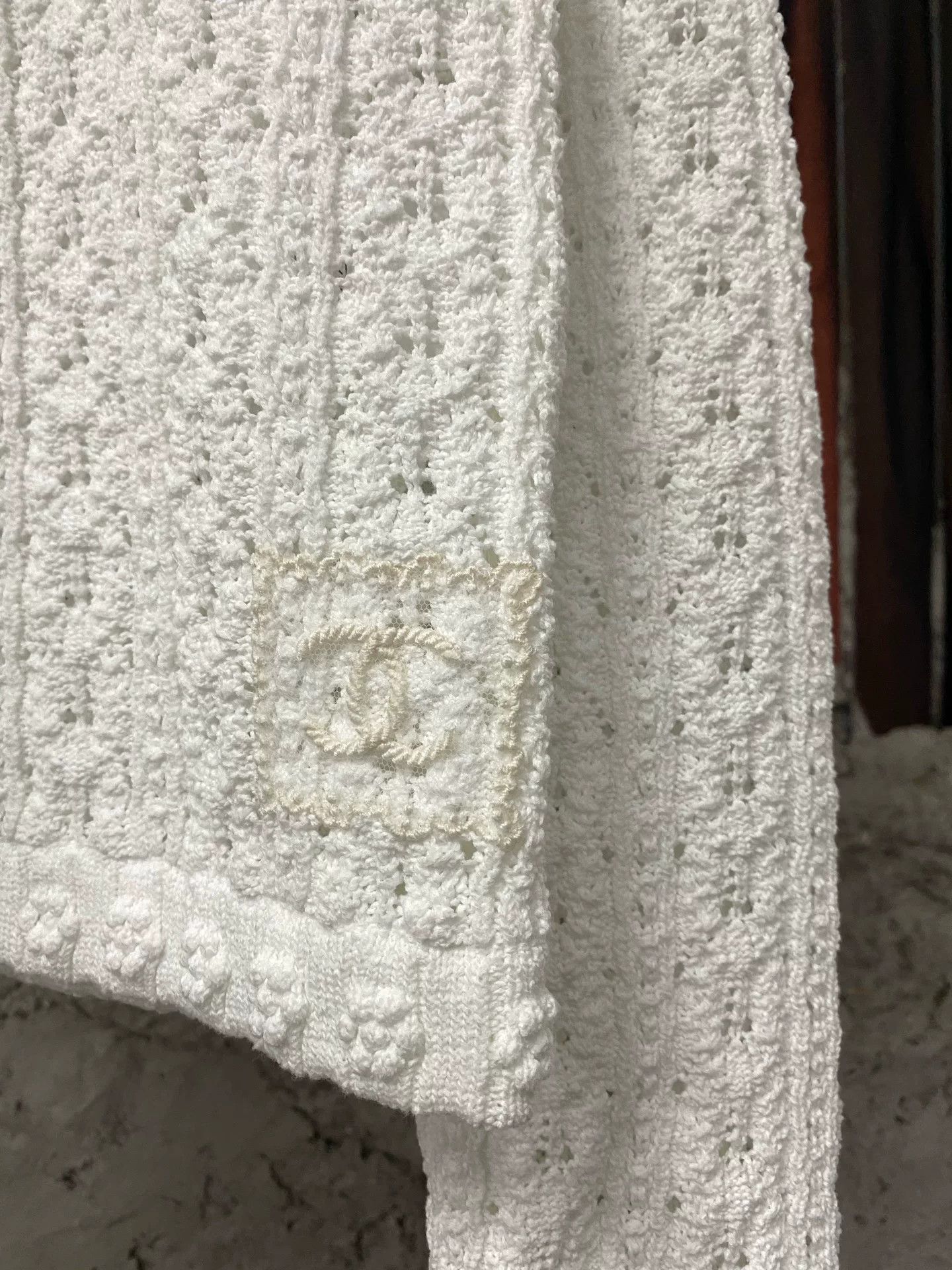 Chanel Chanel Camellia Hollow Knit Top Size US XS / EU 42 / 0 - 5 Thumbnail