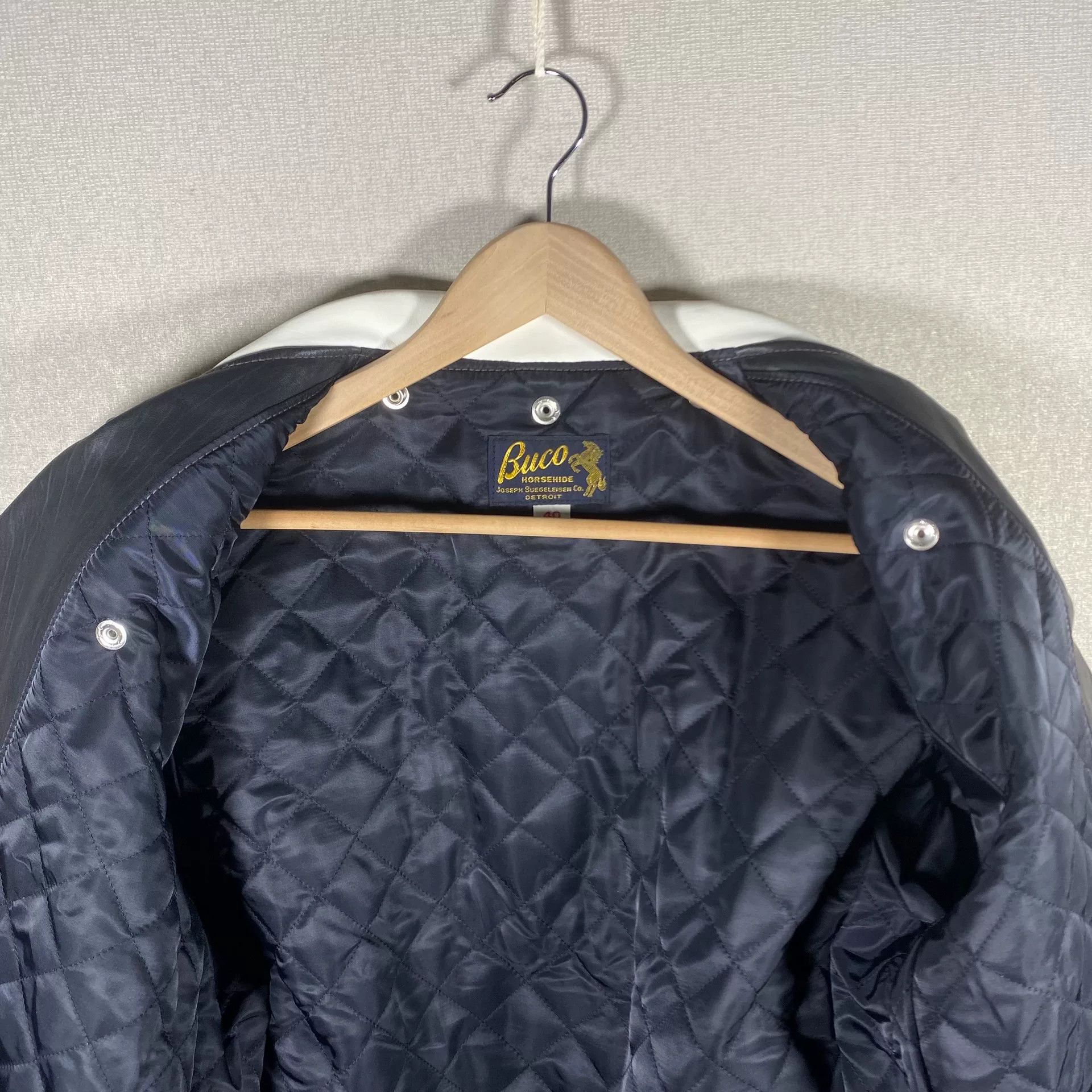 The Real McCoy's The Real McCoys BUCO J-24 Color Block Leather Jacket Size US M / EU 48-50 / 2 - 5 Thumbnail