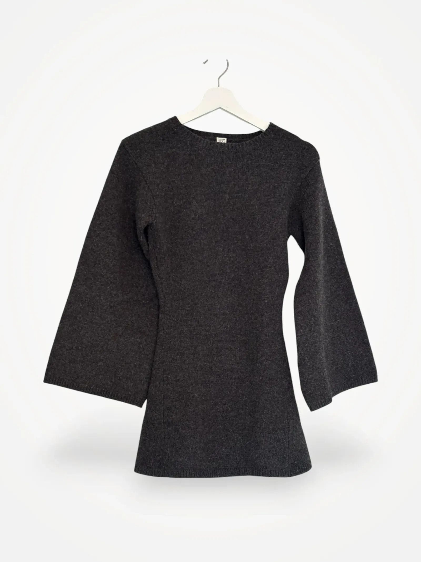 Toteme Toteme Curved Wool Cashmere Knit Sweater Size XXS / US 00 / IT 34 - 2 Thumbnail