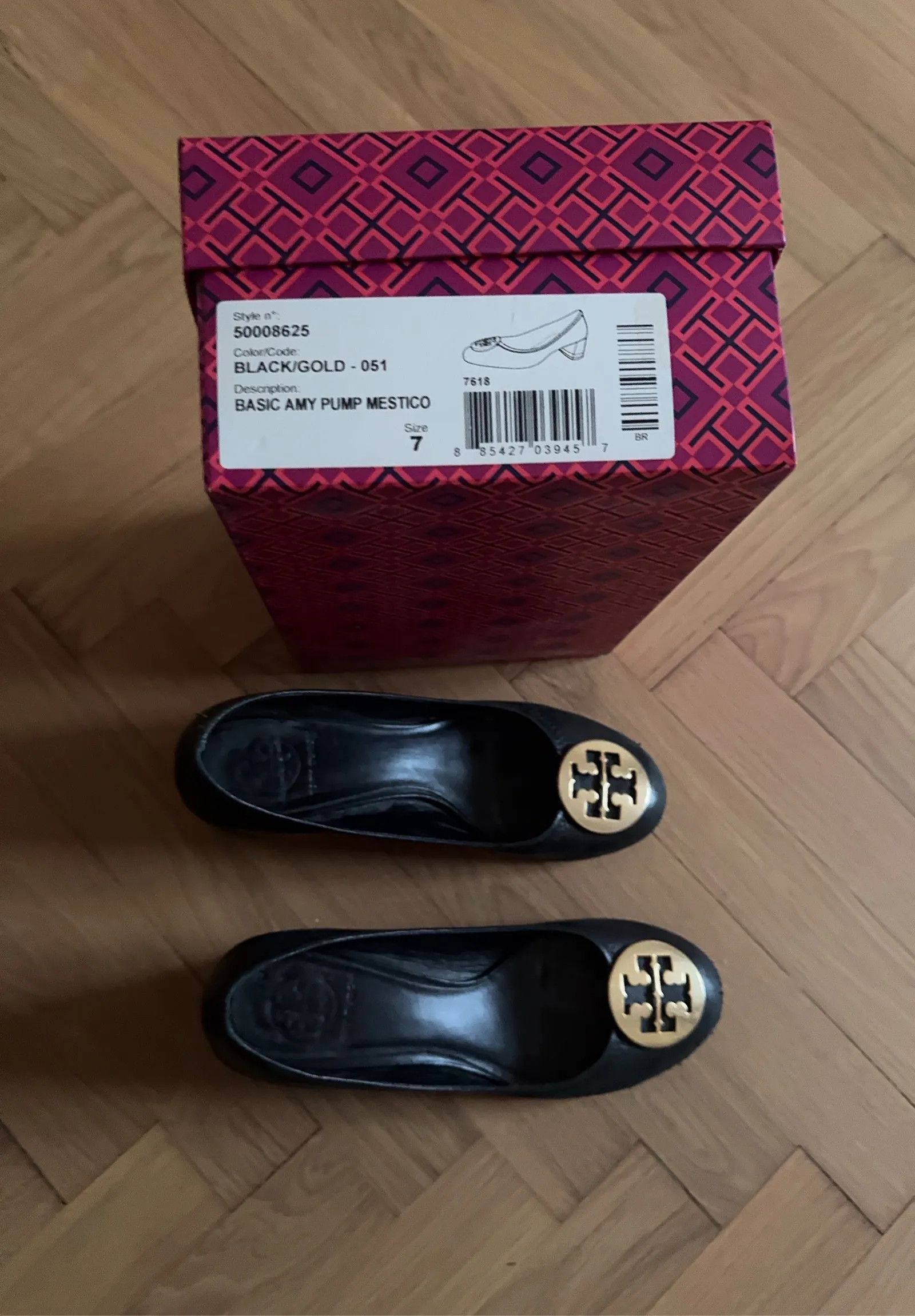 Tory Burch Tory Burch Amy Pump Mestisco Heels Size US 7 / IT 37 - 3 Thumbnail