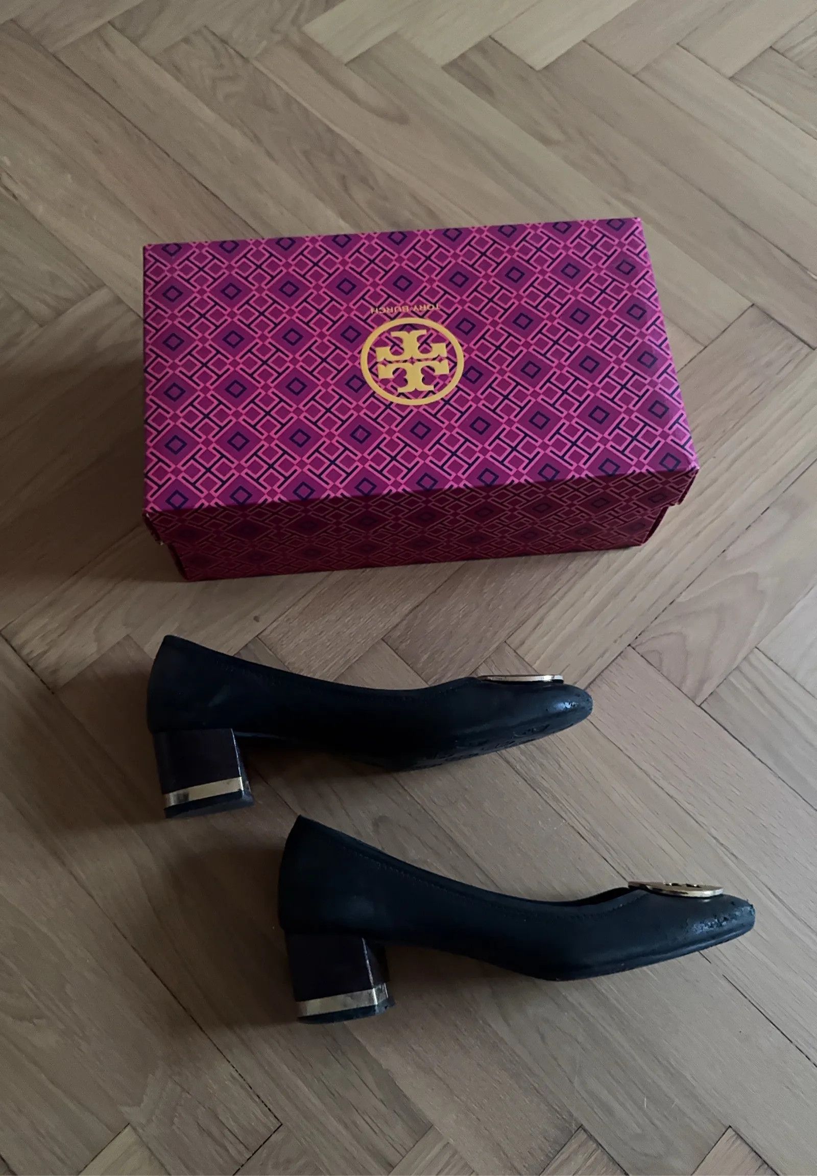 Tory Burch Tory Burch Amy Pump Mestisco Heels Size US 7 / IT 37 - 2 Thumbnail