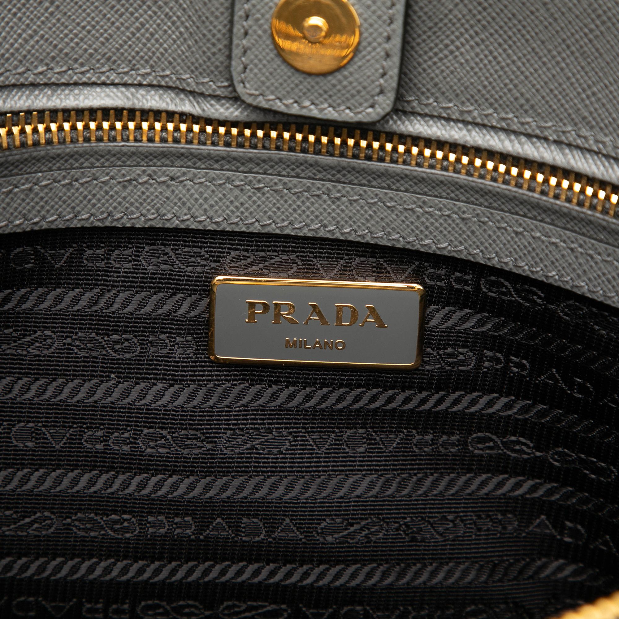 Prada Prada Medium Bicolor Saffiano Lux Galleria Satchel Size ONE SIZE - 5 Thumbnail
