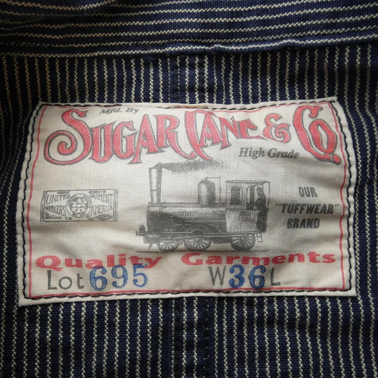 Other Other Sugar Cane Stripe Cotton Jacket Cotton Outerwear SC12695N/A DUTY FREE for USA Size ONE SIZE - 4 Thumbnail