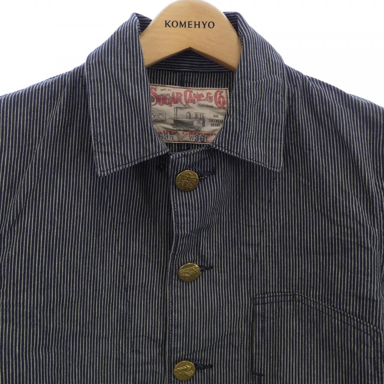 Other Other Sugar Cane Stripe Cotton Jacket Cotton Outerwear SC12695N/A DUTY FREE for USA Size ONE SIZE - 5 Thumbnail