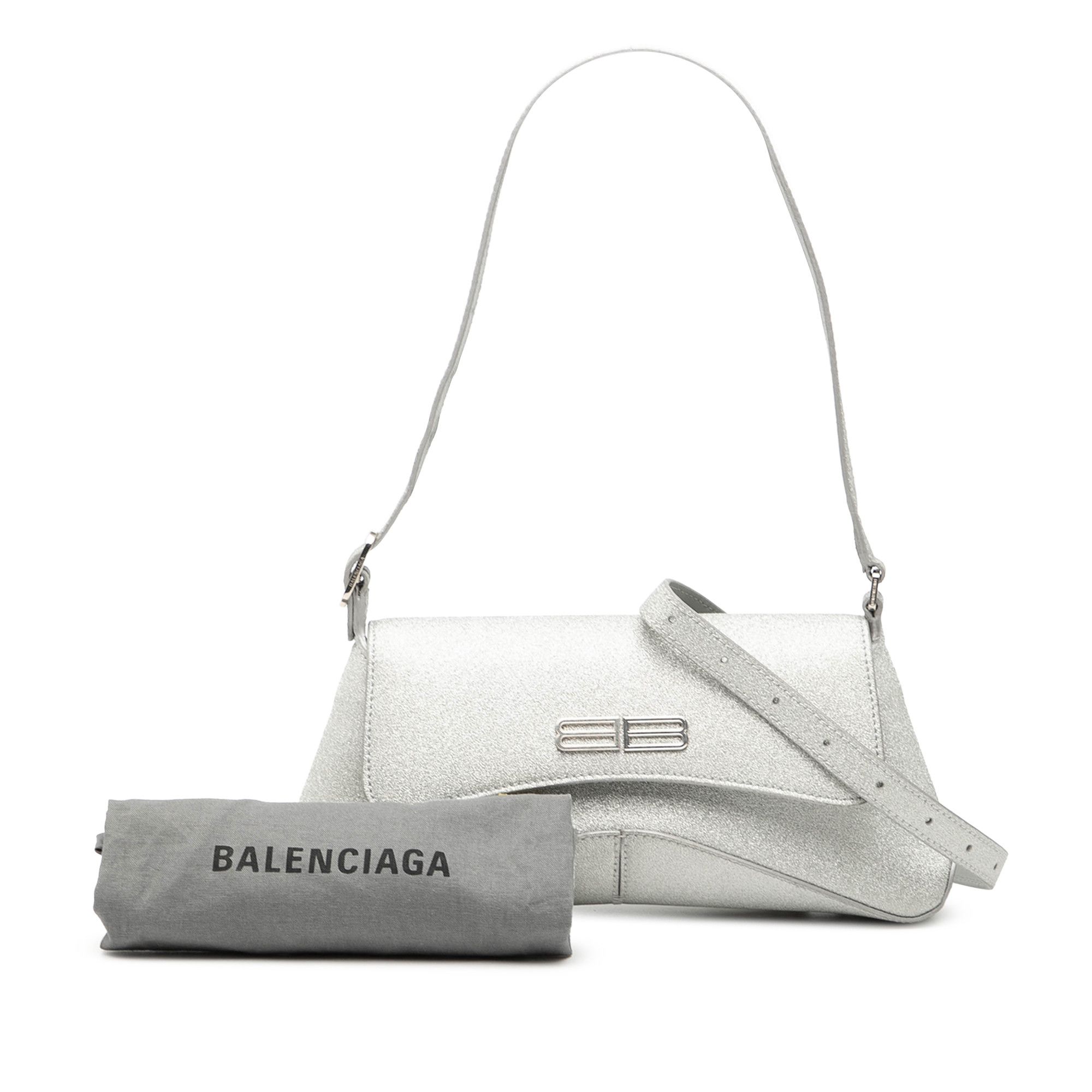Balenciaga Balenciaga Small Glitter Fabric XX Flap Size ONE SIZE - 9 Thumbnail
