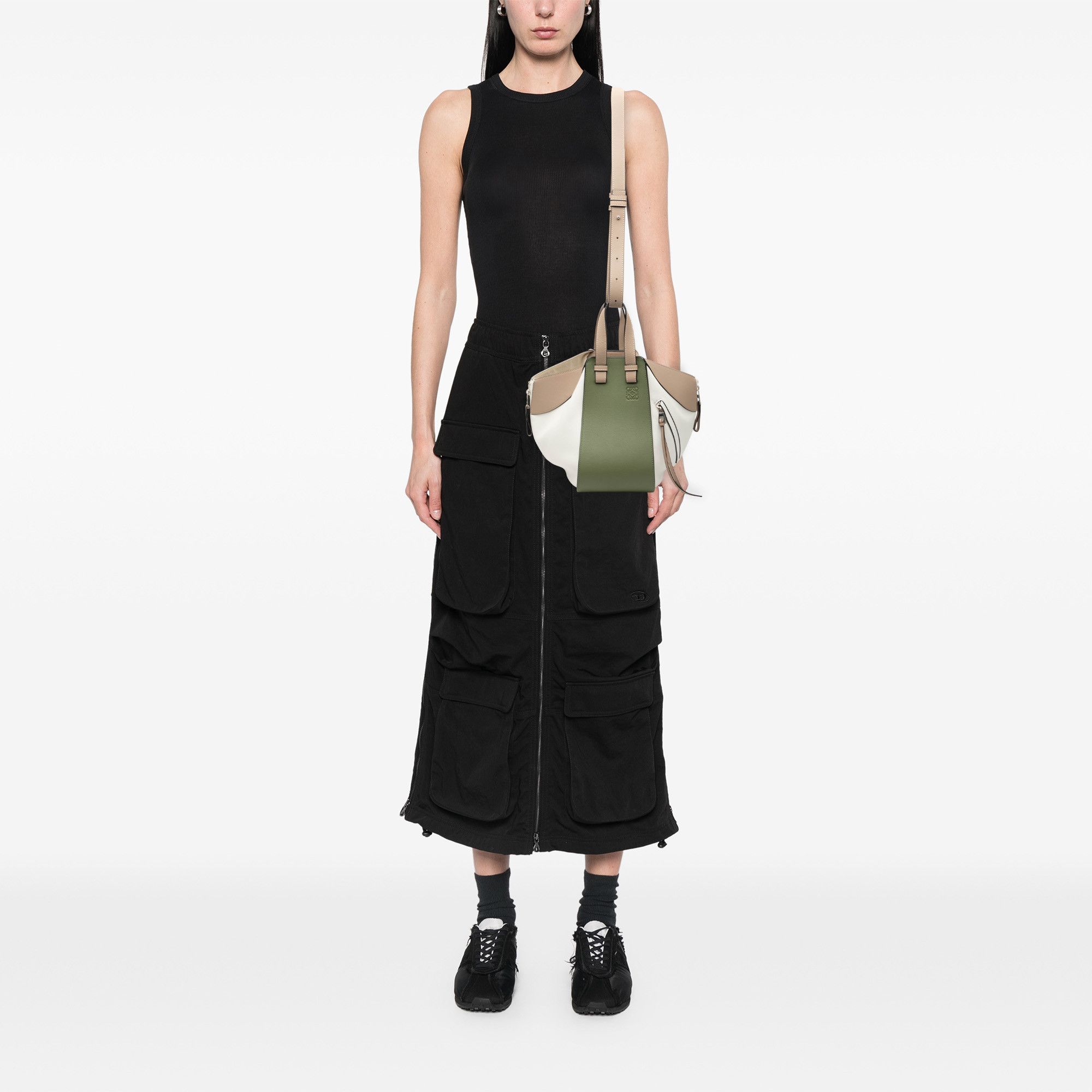Loewe LOEWE Small Tricolor Soft Grained Calfskin Hammock Bag Size ONE SIZE - 7 Thumbnail