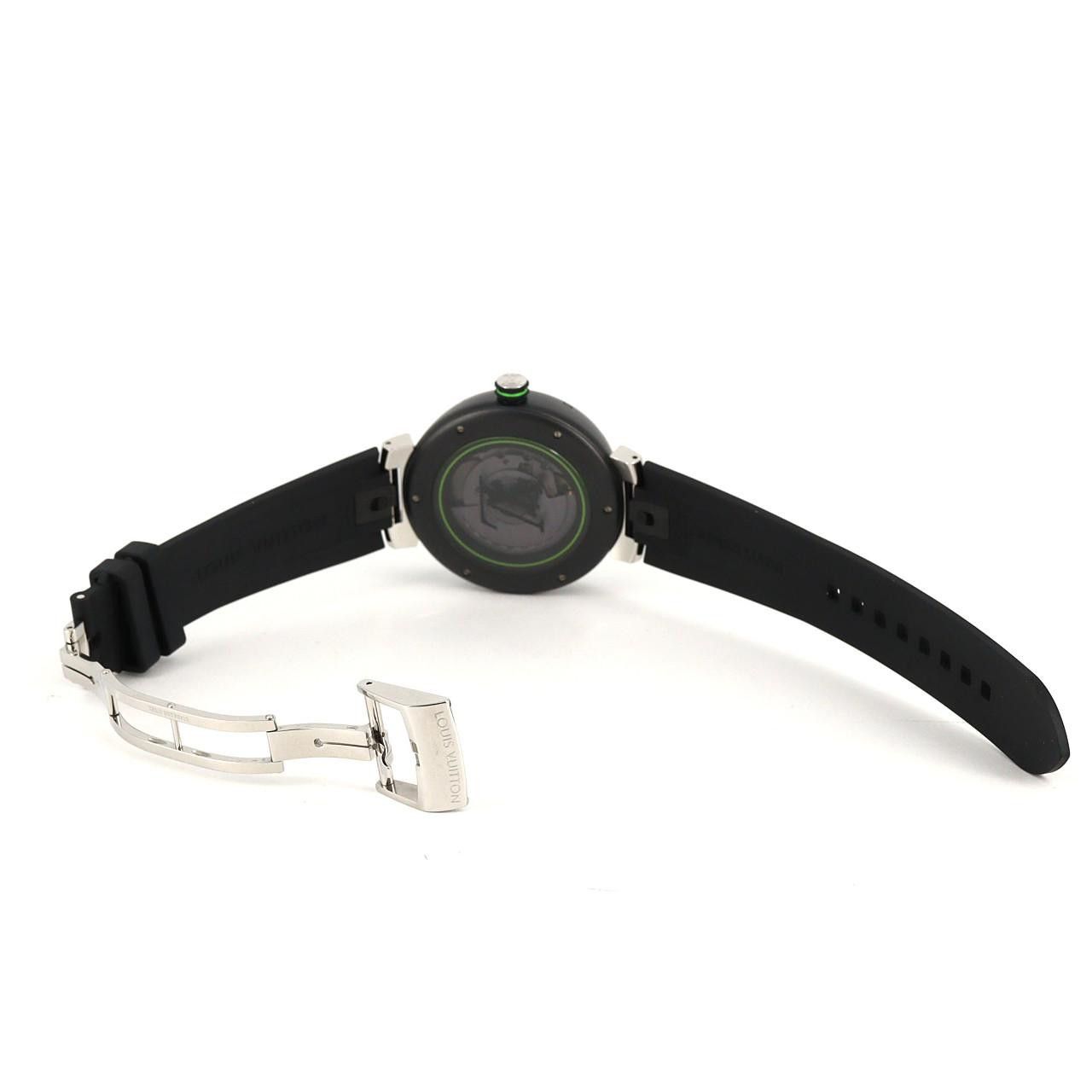 Louis Vuitton Louis Vuitton Louis Vuitton Tambour Stainless Steel Automatic Metal Automatic QA131Z DUTY FREE for USA Size ONE SIZE - 8 Thumbnail