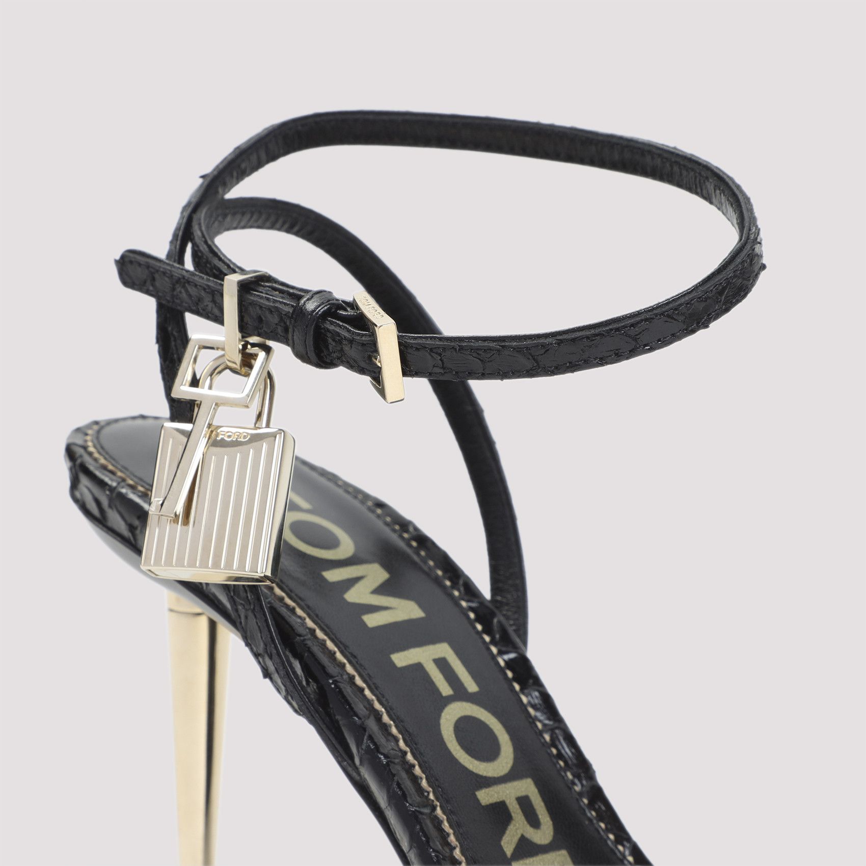 Tom Ford Tom Ford Semi Shiny Printed Python Sandals Size US 6 / IT 36 - 3 Thumbnail