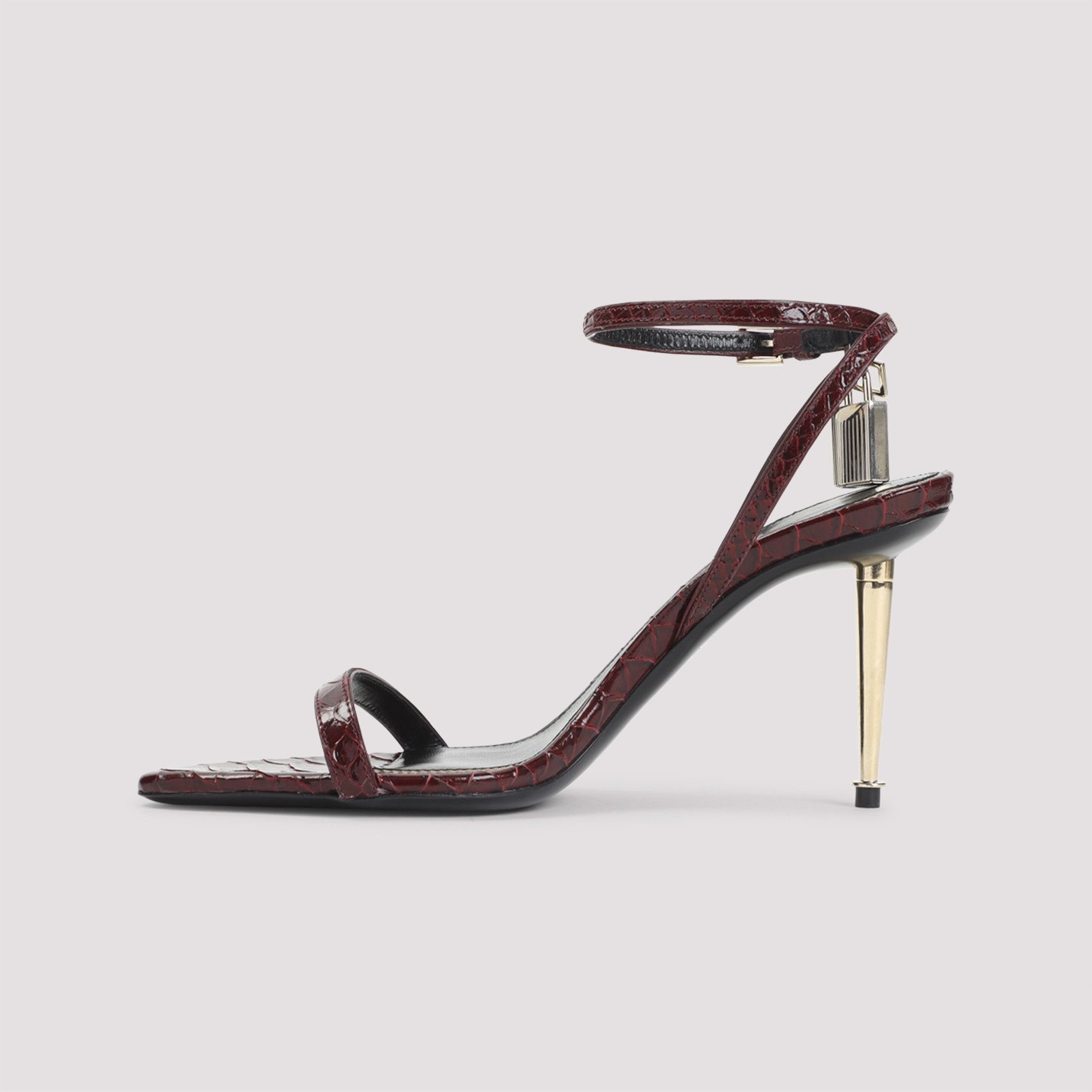 Tom Ford Tom Ford Semi Shiny Printed Python Sandals Size US 7 / IT 37 - 2 Thumbnail