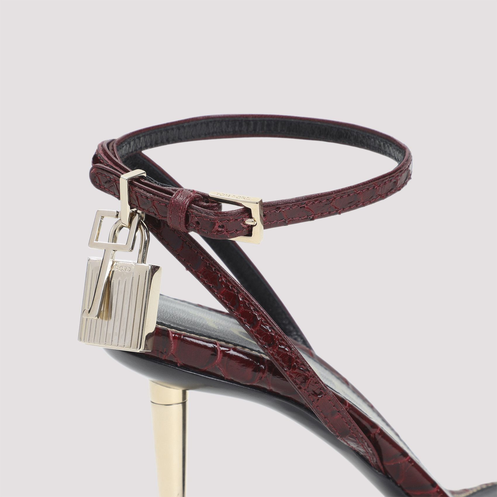 Tom Ford Tom Ford Semi Shiny Printed Python Sandals Size US 8 / IT 38 - 3 Thumbnail