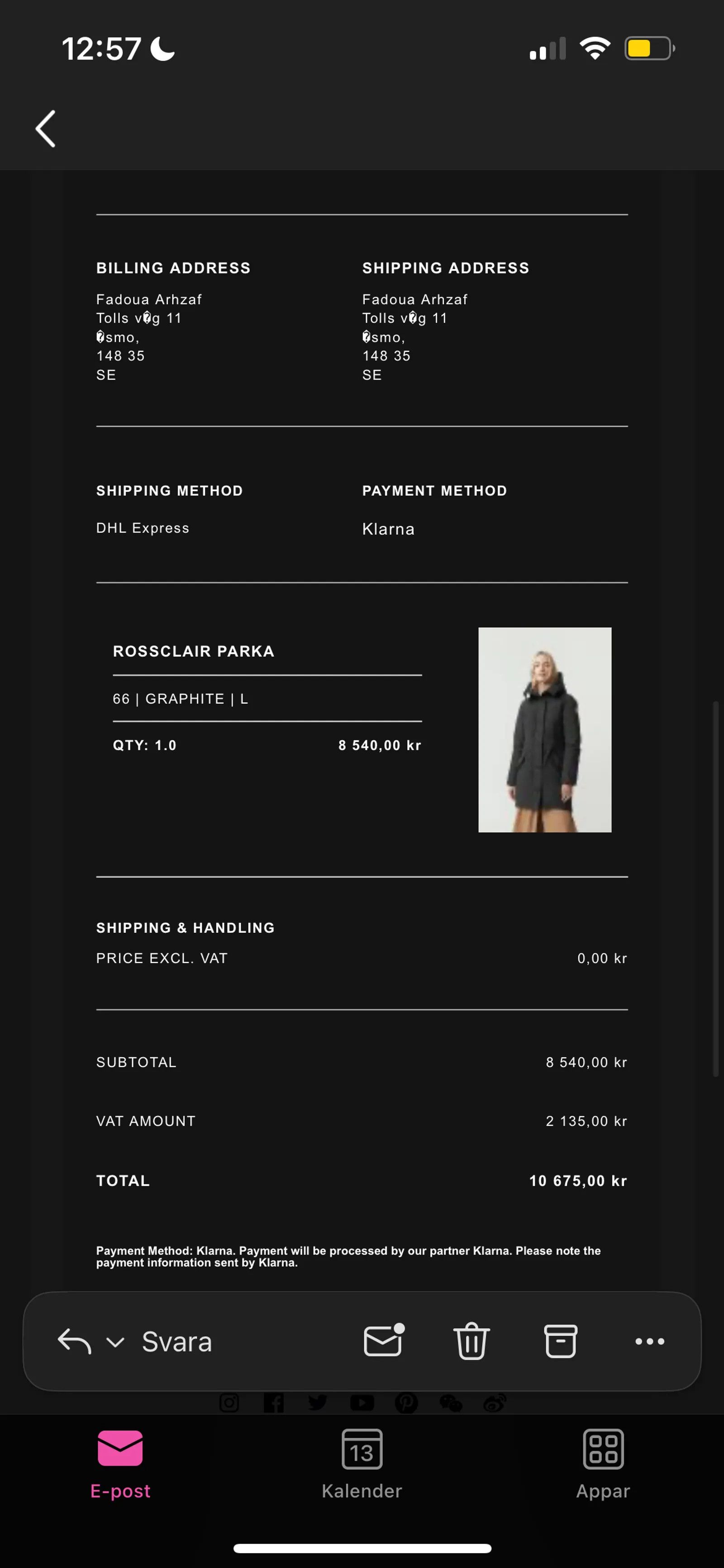 Canada Goose Canada Goose Rossclair parka Down Jacket Size L / US 10 / IT 46 - 7 Thumbnail