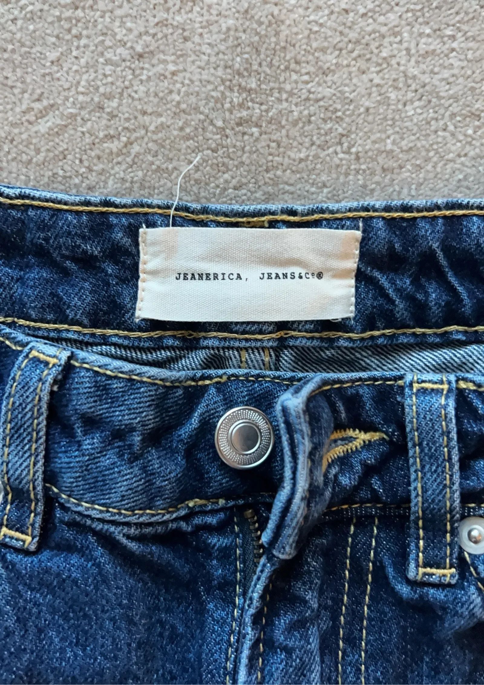 JEANERICA JEANERICA Streaky Mid Blue Vintage Jeans Size 23" - 2 Thumbnail