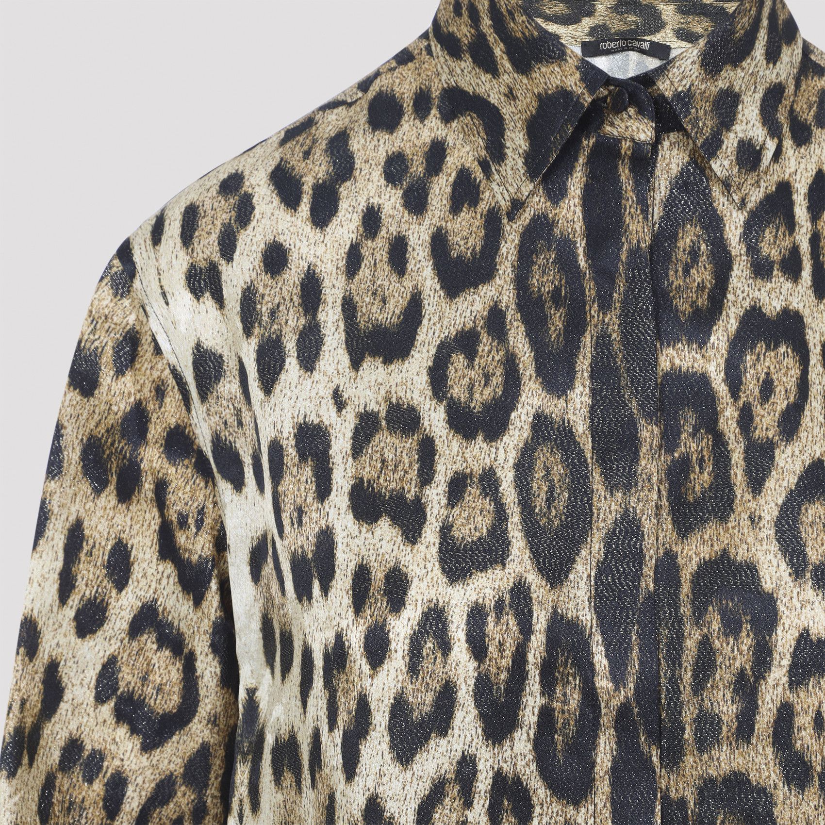 Roberto Cavalli Roberto Cavalli Jaguard Print Shirt Size M / US 6-8 / IT 42-44 - 3 Thumbnail