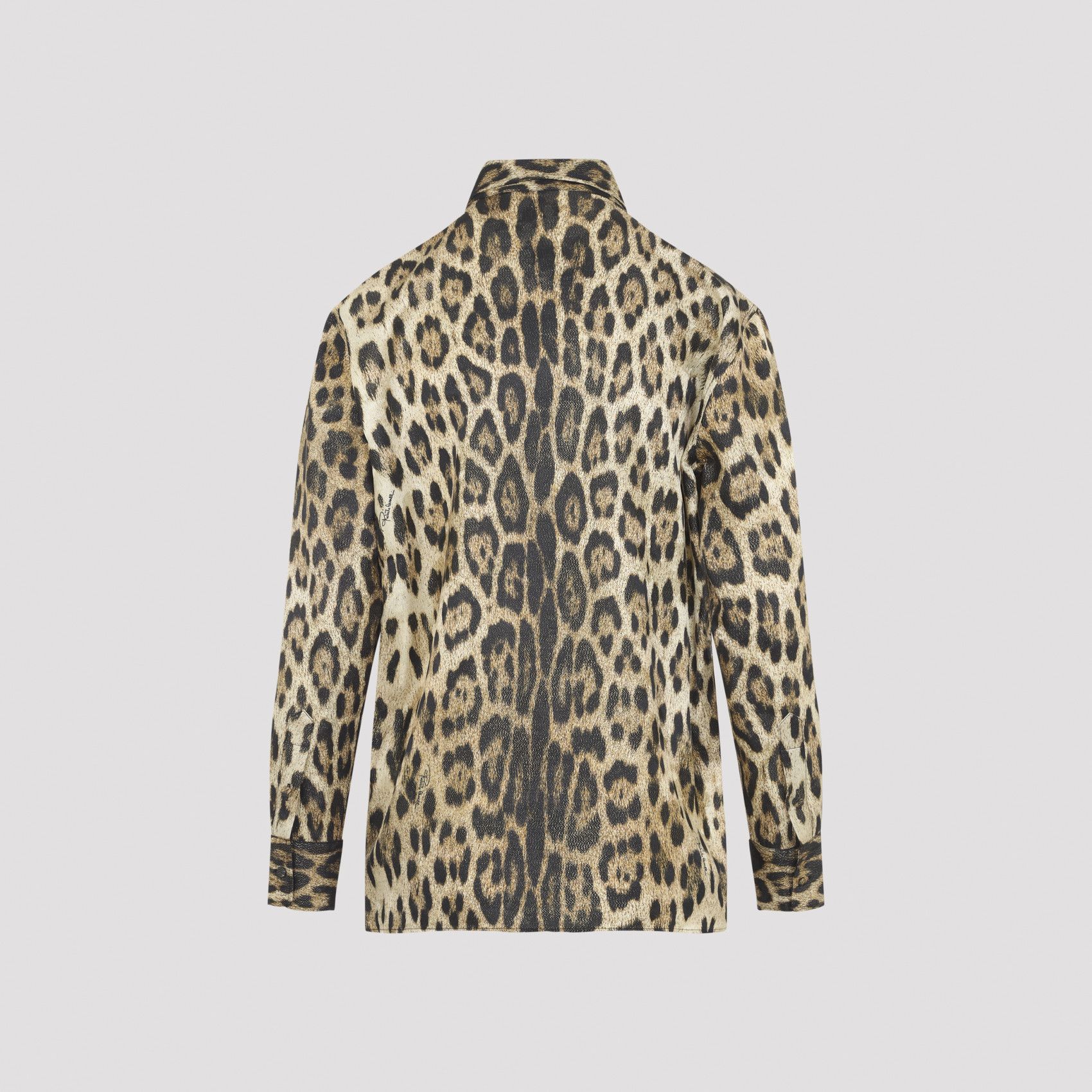 Roberto Cavalli Roberto Cavalli Jaguard Print Shirt Size M / US 6-8 / IT 42-44 - 2 Thumbnail
