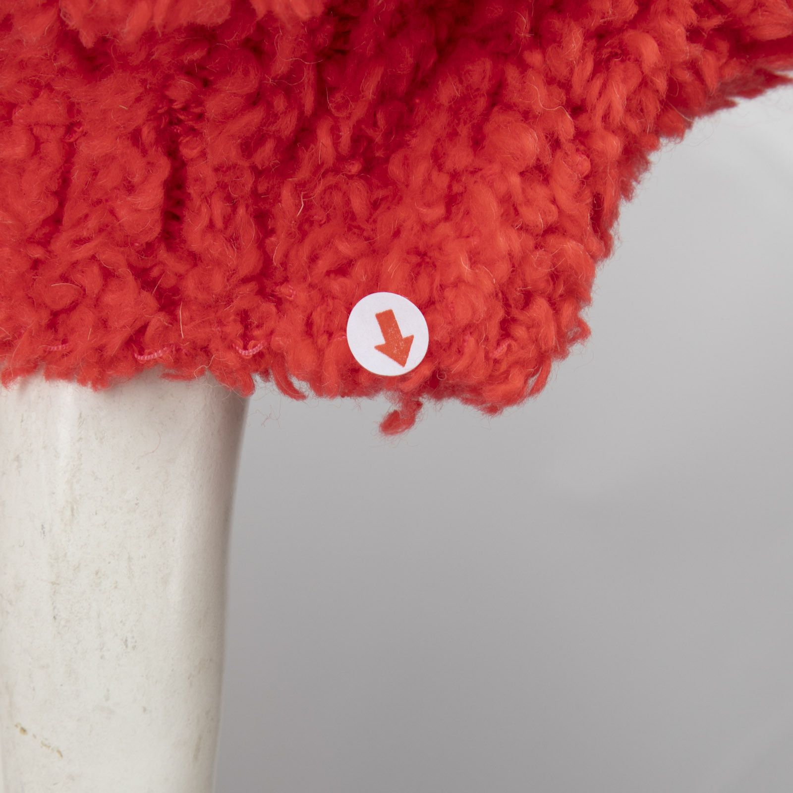 Chanel Red Wool Teddy Knit CC Jumper Size M / US 6-8 / IT 42-44 - 4 Thumbnail