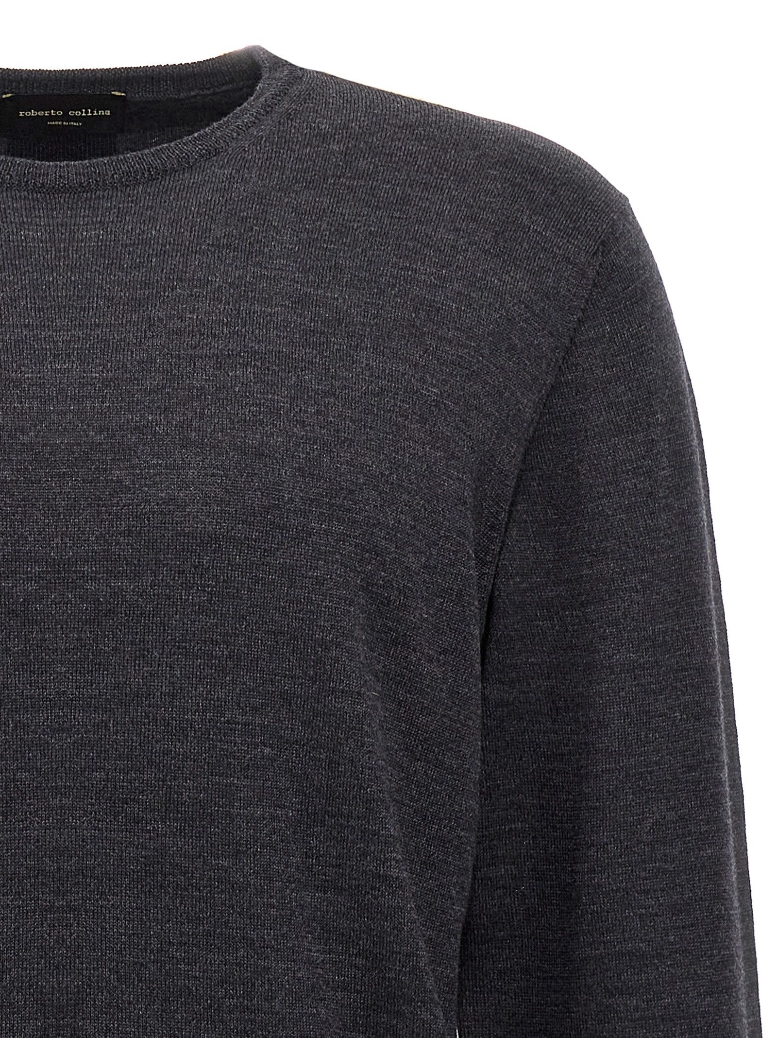 Roberto Collina Merino Wool Sweater Size US L / EU 52-54 / 3 - 3 Thumbnail