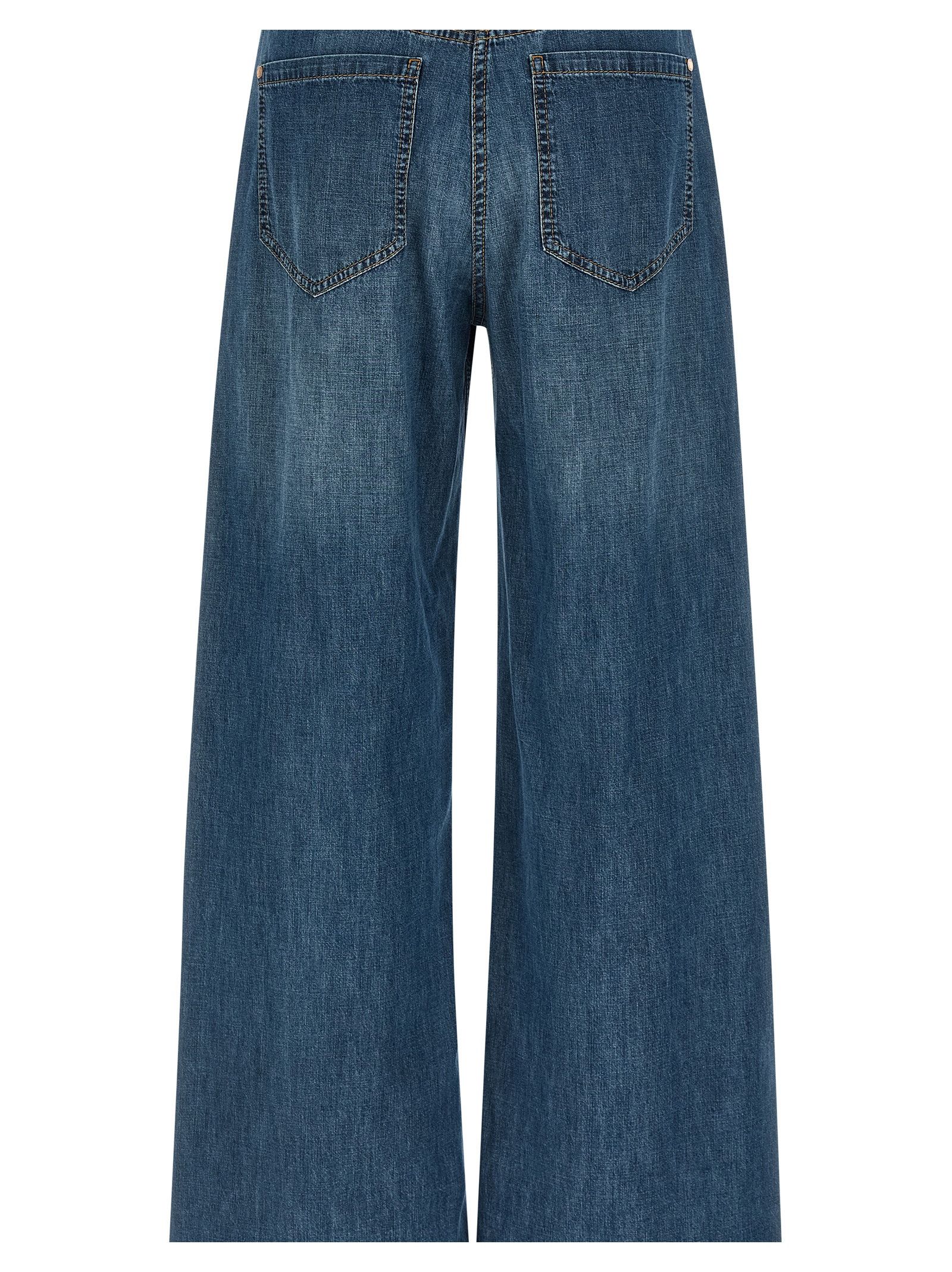 Brunello Cucinelli Wide Leg Jeans Size 30" / US 8 / IT 44 - 2 Thumbnail