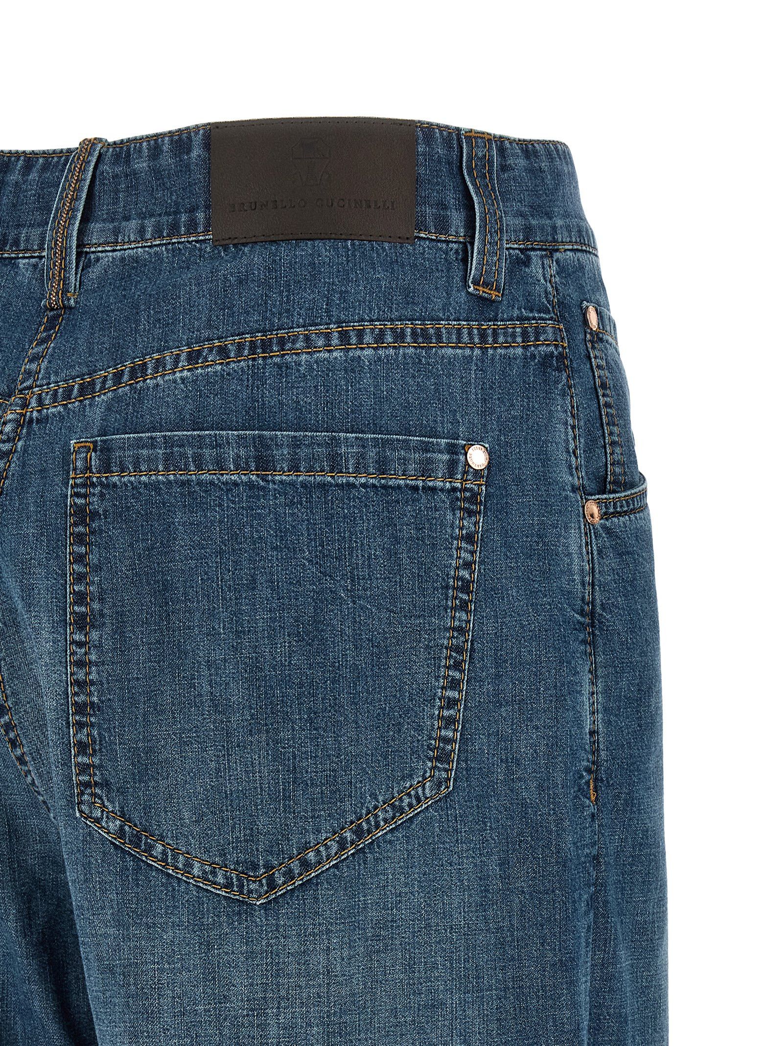 Brunello Cucinelli Wide Leg Jeans Size 30" / US 8 / IT 44 - 4 Thumbnail