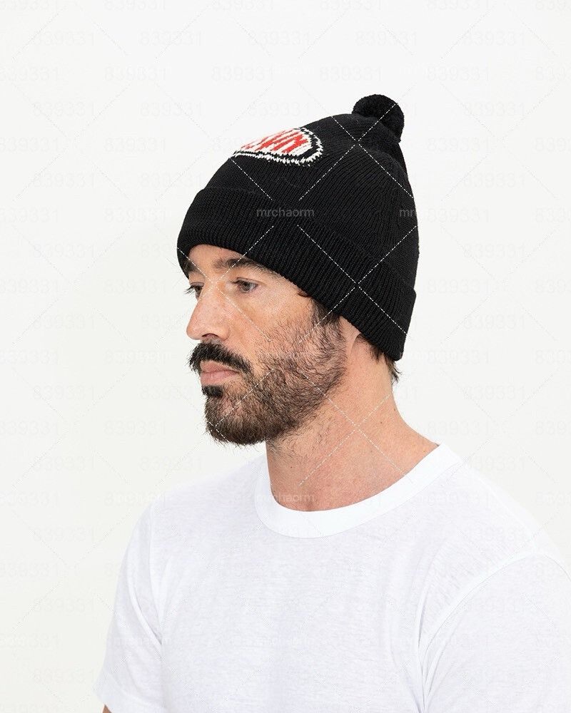 Visvim visvim knit beanie wool cap with pom pom Size ONE SIZE - 4 Thumbnail