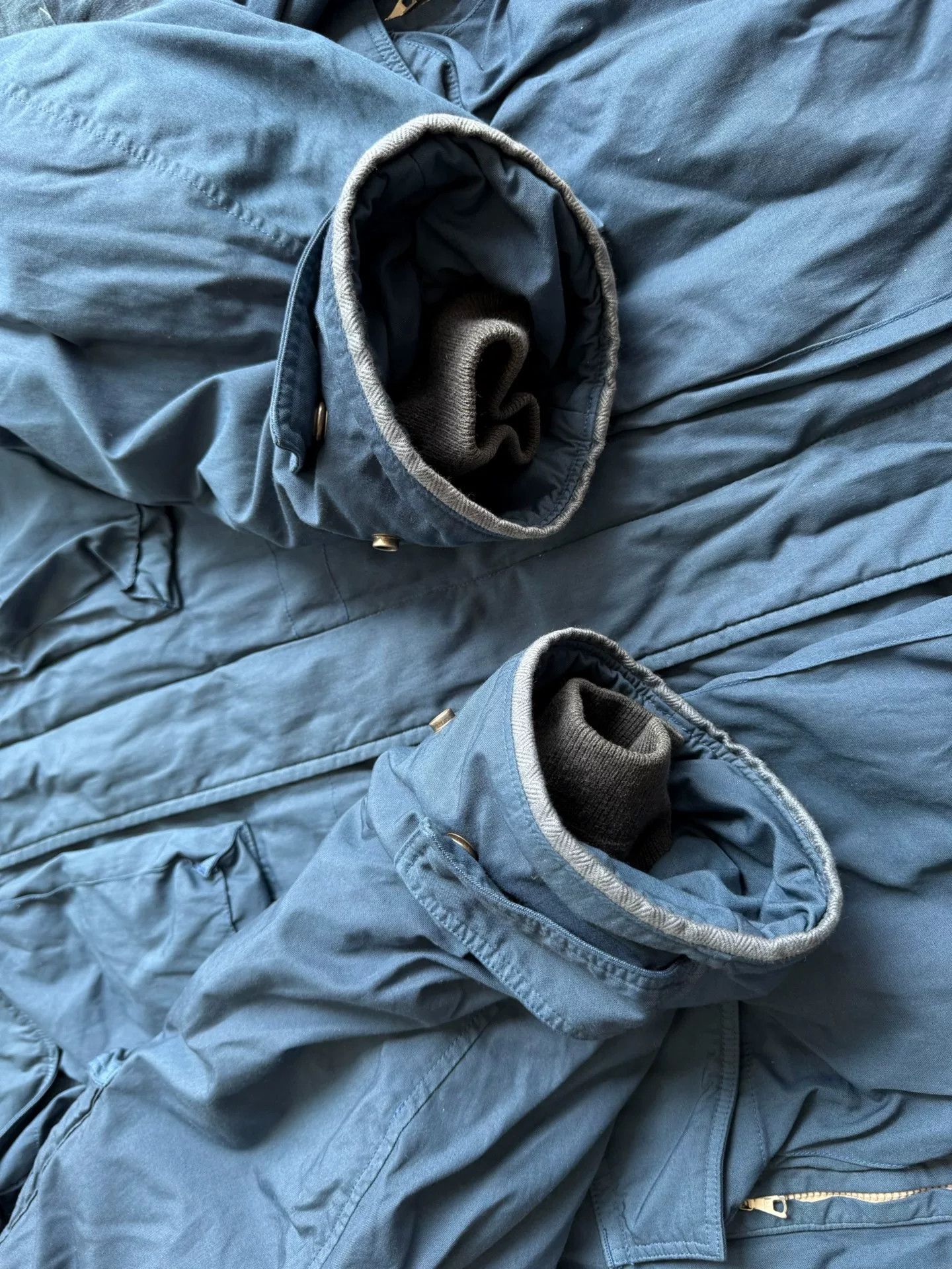 Visvim visvim krupa field down jacket in blue Size US L / EU 52-54 / 3 - 6 Thumbnail