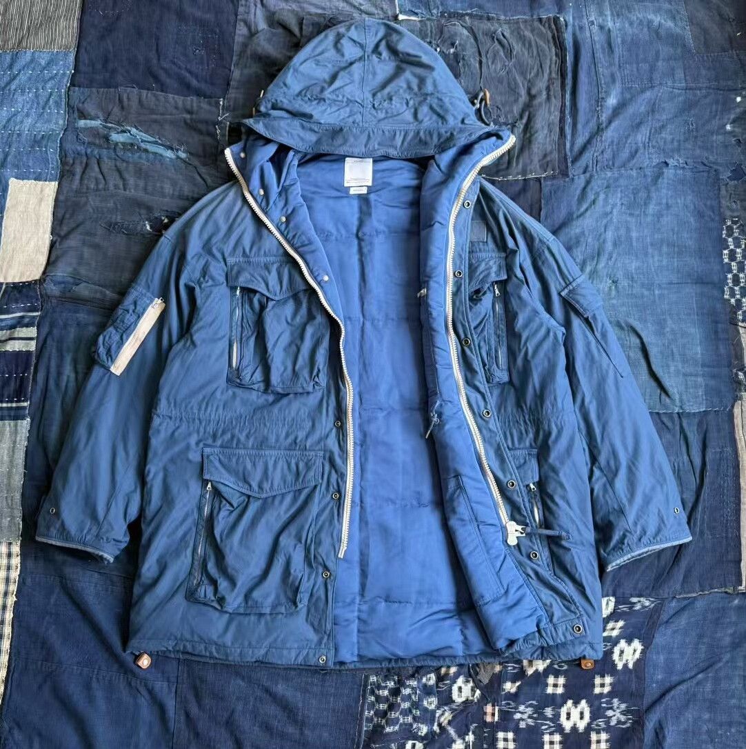 Visvim visvim krupa field down jacket in blue Size US L / EU 52-54 / 3 - 2 Thumbnail
