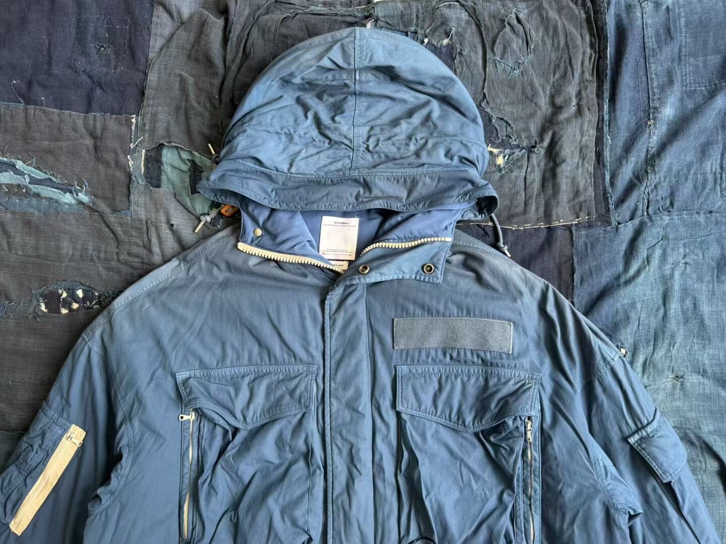 Visvim visvim krupa field down jacket in blue Size US L / EU 52-54 / 3 - 4 Thumbnail