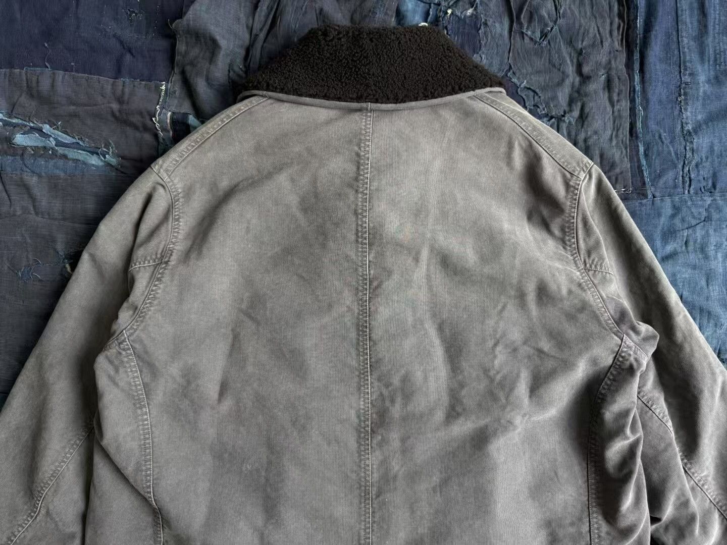 Visvim navy vintage style coat by visvim Size US L / EU 52-54 / 3 - 6 Thumbnail