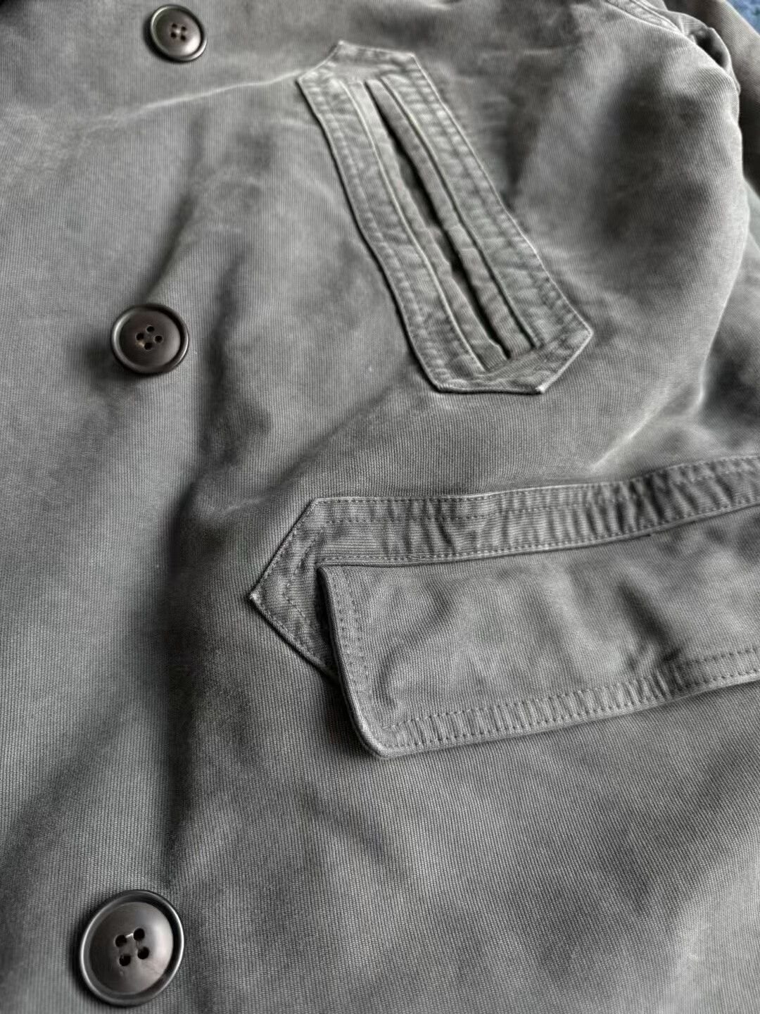Visvim navy vintage style coat by visvim Size US L / EU 52-54 / 3 - 8 Thumbnail