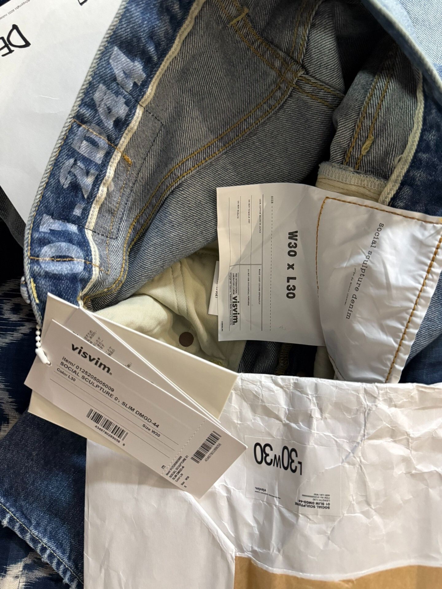 Visvim visvim social sculpture slim damaged jeans Size US 30 / EU 46 - 9 Thumbnail