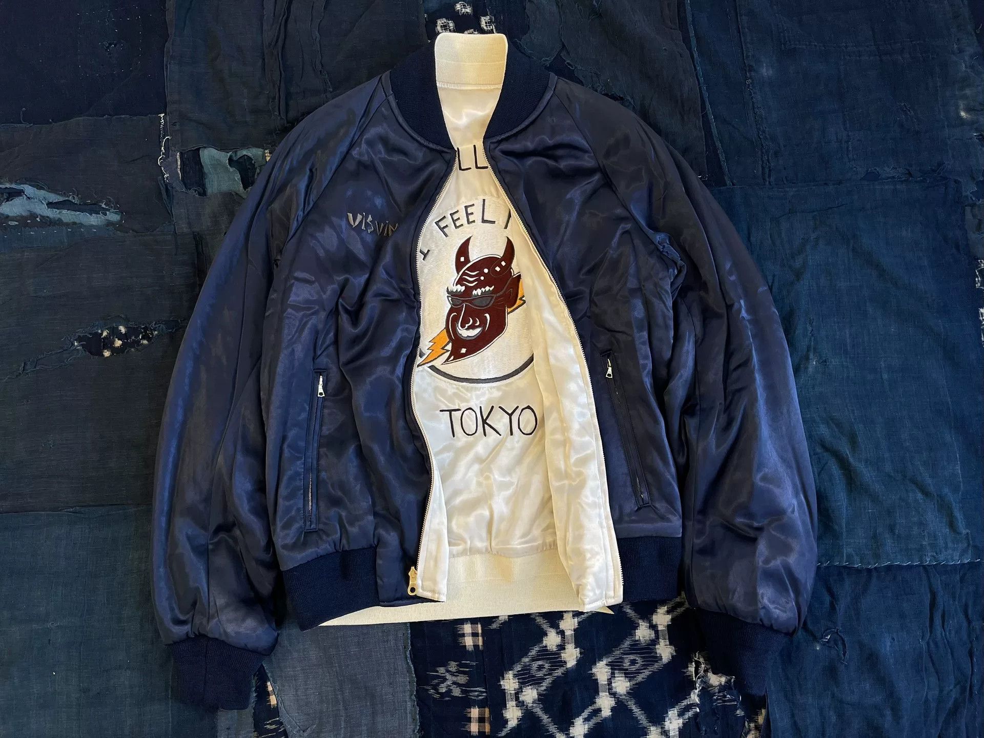 Visvim visvim 17ss douglas silk embroidered jacket Size US S / EU 44-46 / 1 - 6 Thumbnail