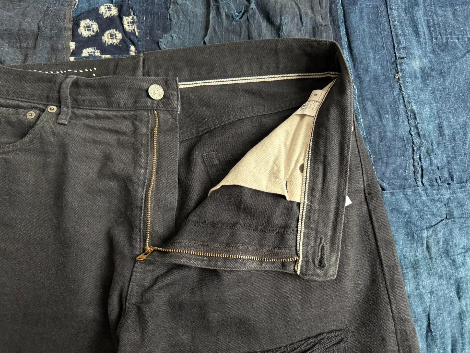 Visvim visvim journeyman pants black denim style Size US 31 - 6 Thumbnail