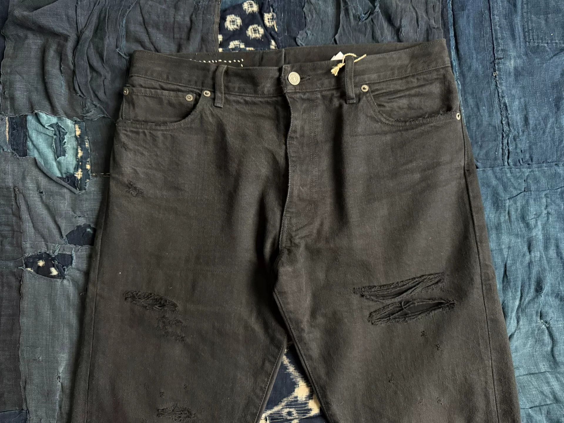 Visvim visvim journeyman pants black denim style Size US 31 - 5 Thumbnail