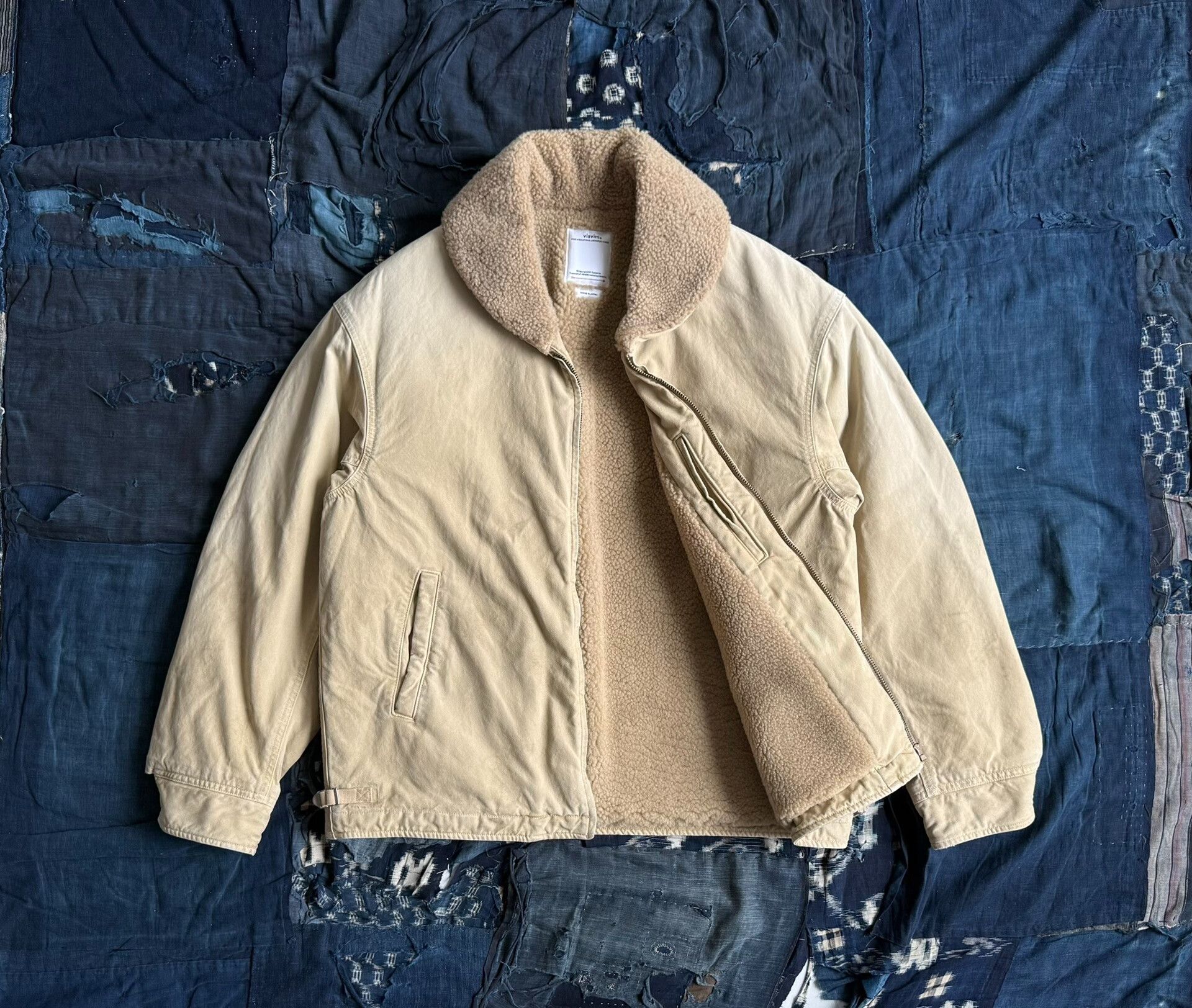 Visvim visvim kobuk jacket beige wool blend Size US S / EU 44-46 / 1 - 2 Thumbnail