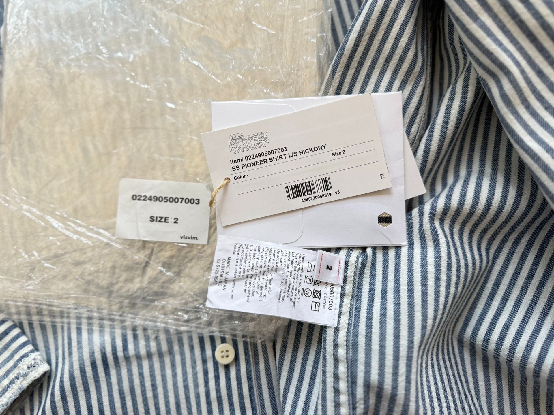 Visvim visvim long sleeve hickory shirt Size US M / EU 48-50 / 2 - 9 Thumbnail