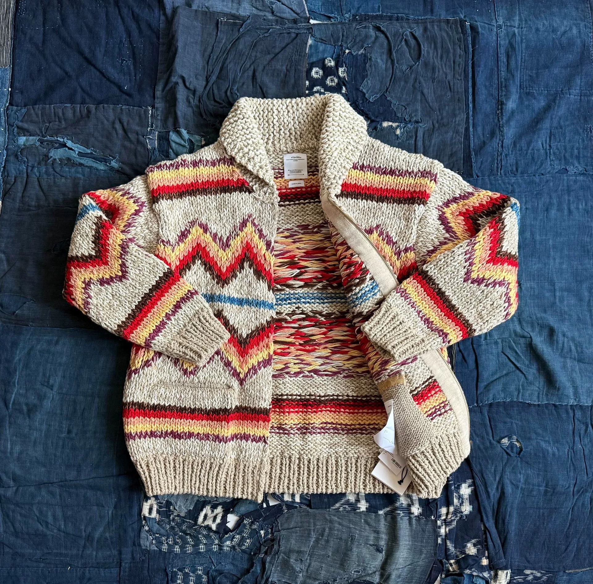 Visvim visvim cowichan hand knit cardigan Size US M / EU 48-50 / 2 - 2 Thumbnail