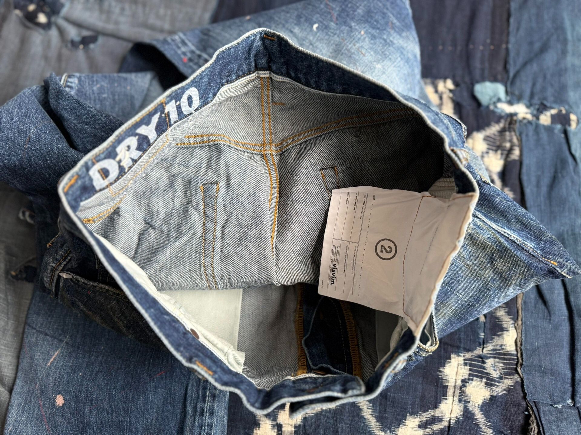Visvim visvim social sculpture dry wash denim pants Size US 32 / EU 48 - 8 Thumbnail