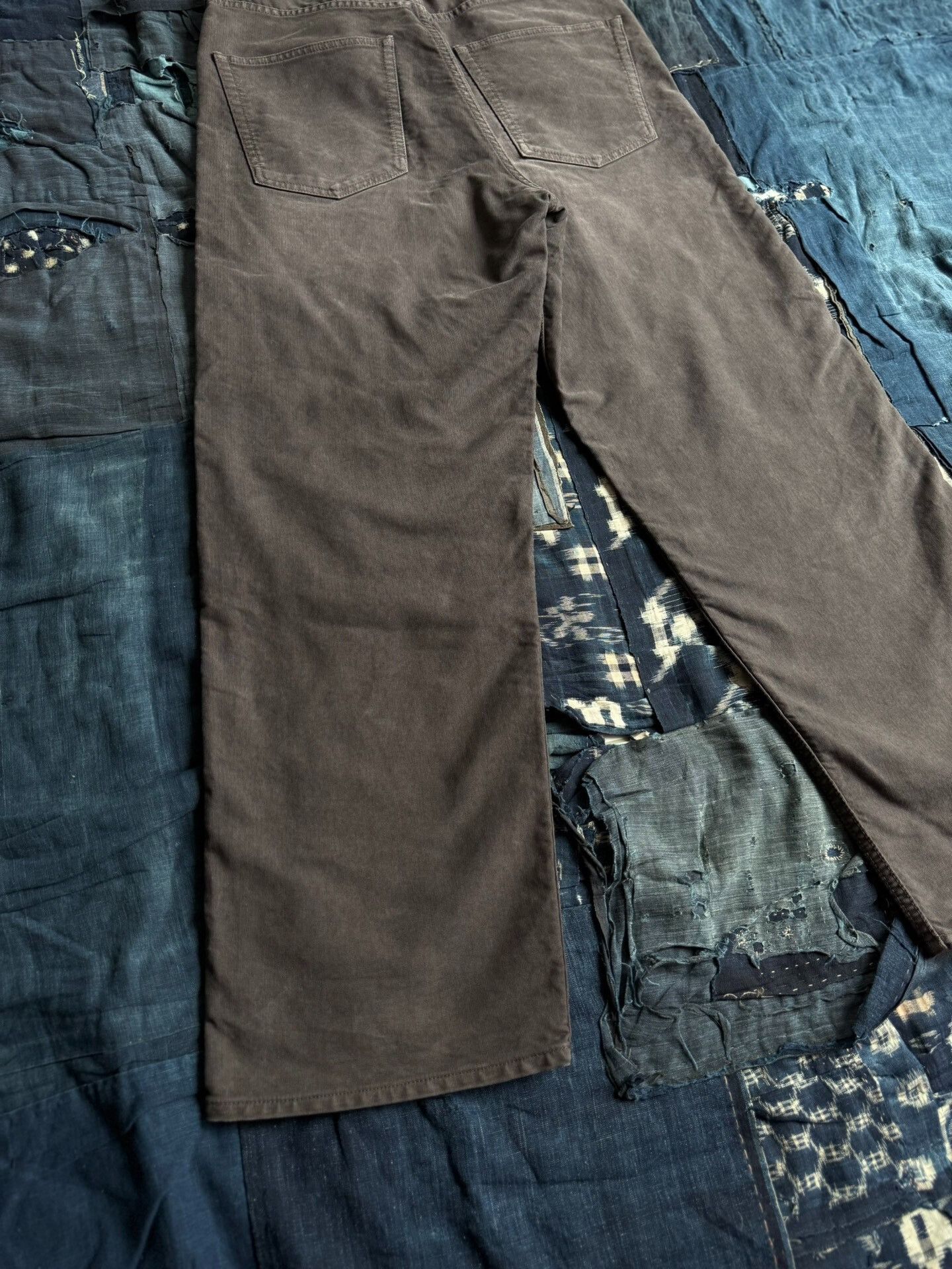 Visvim visvim fluxus black wide corduroy pants Size US 31 - 4 Thumbnail