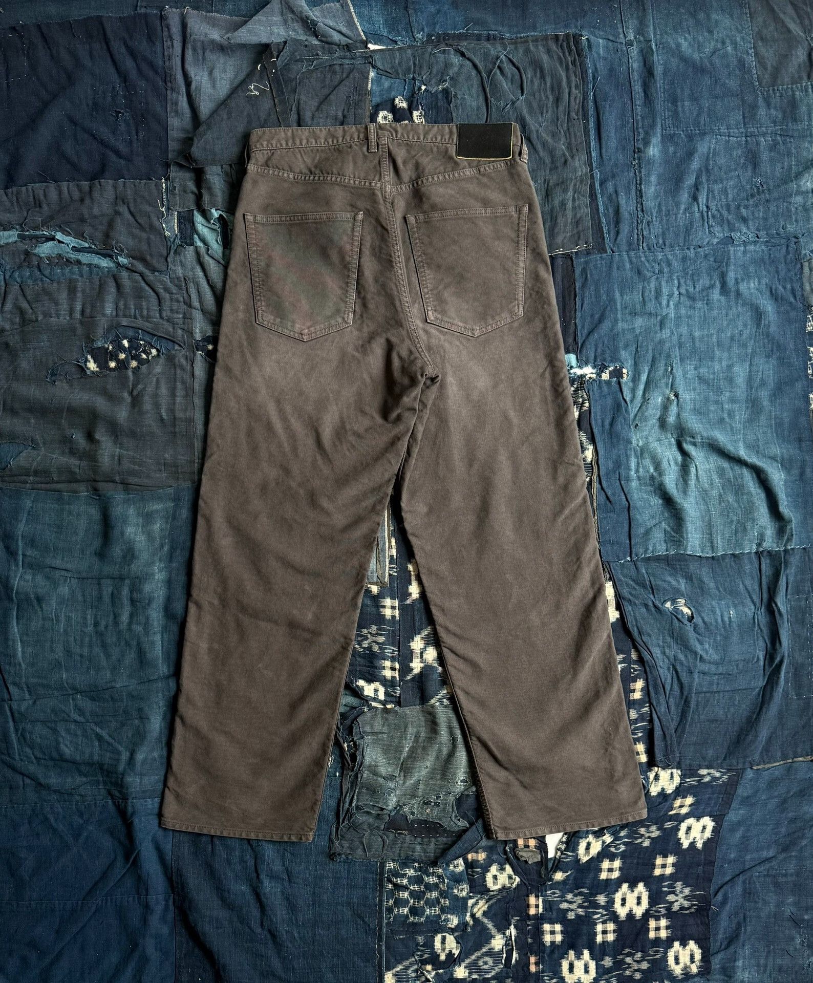 Visvim visvim fluxus black wide corduroy pants Size US 31 - 2 Thumbnail