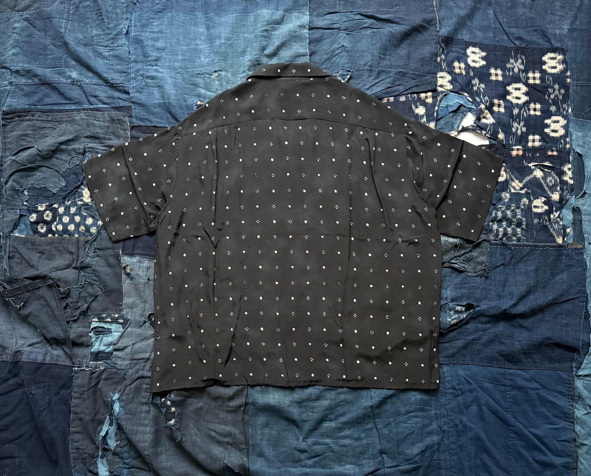 Visvim visvim crosby short-sleeve shirt in black Size US L / EU 52-54 / 3 - 3 Thumbnail