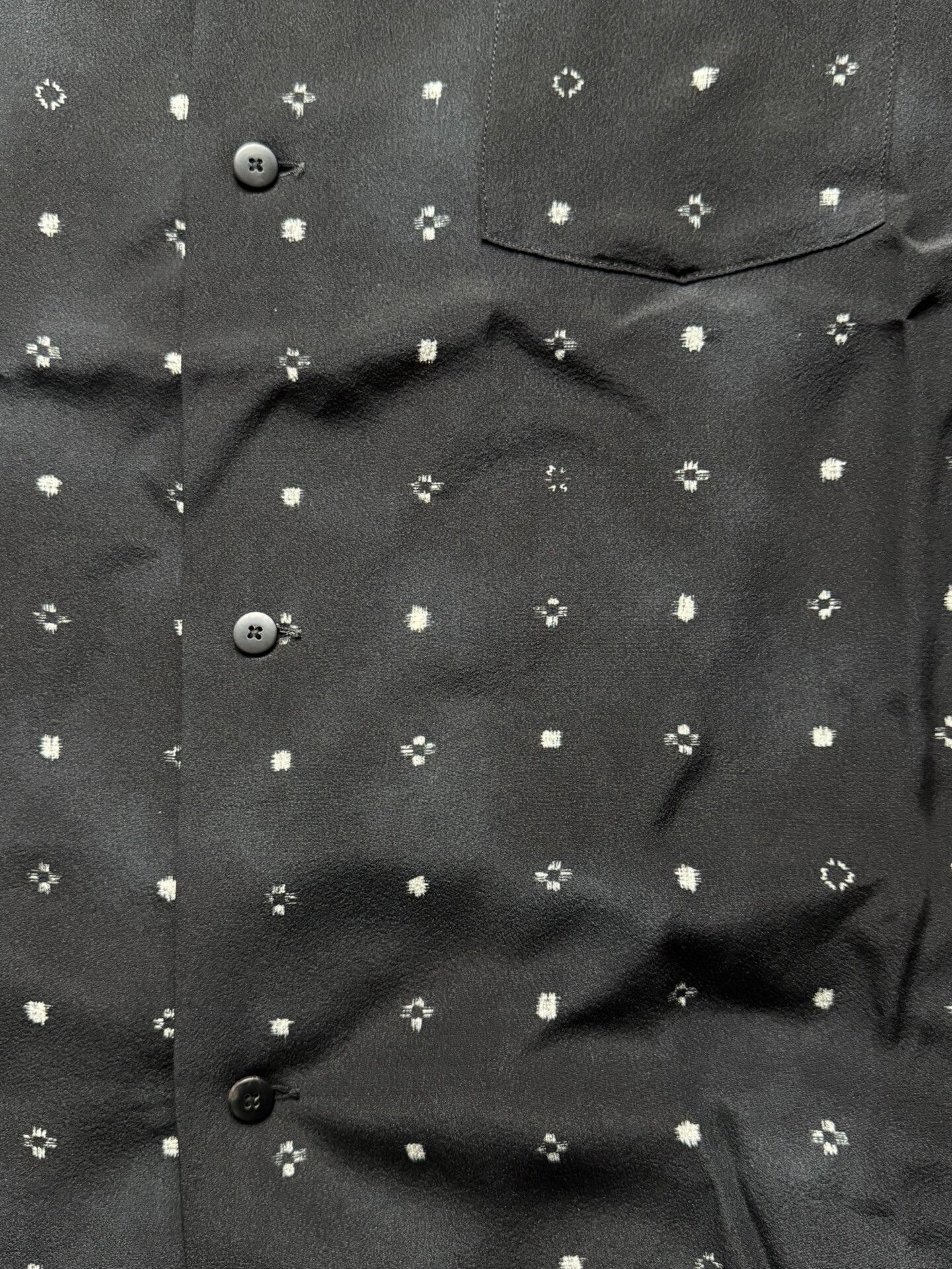 Visvim visvim crosby short-sleeve shirt in black Size US L / EU 52-54 / 3 - 6 Thumbnail